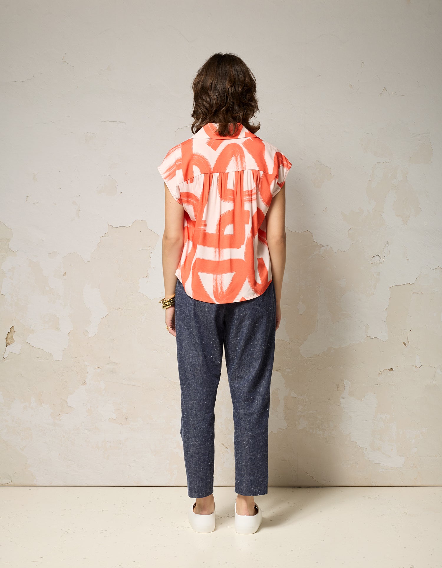 Pantalon SHIVA - Speckle Indigo