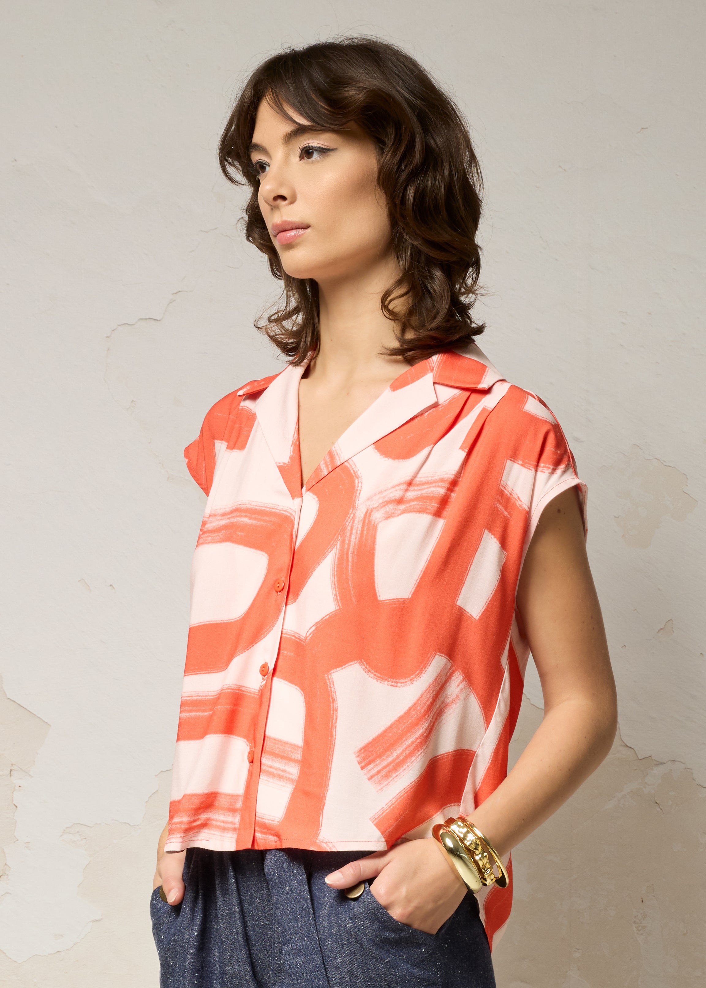 Chemise HÉMÉRA - Red Shodo