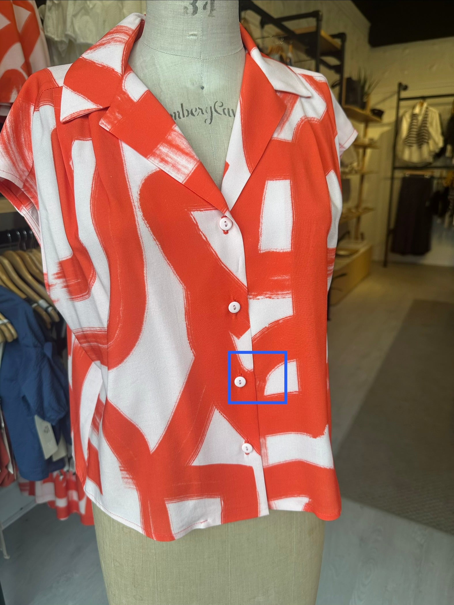 HÉMÉRA Shirt - Red Shodo (Imperfect)