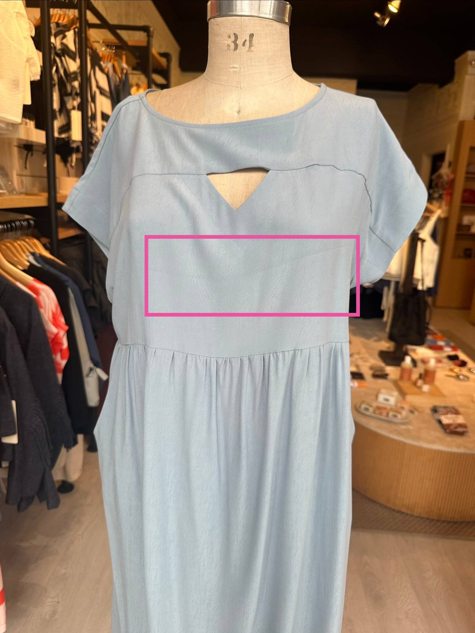 PSYCHE Dress - Sky (Imperfect)