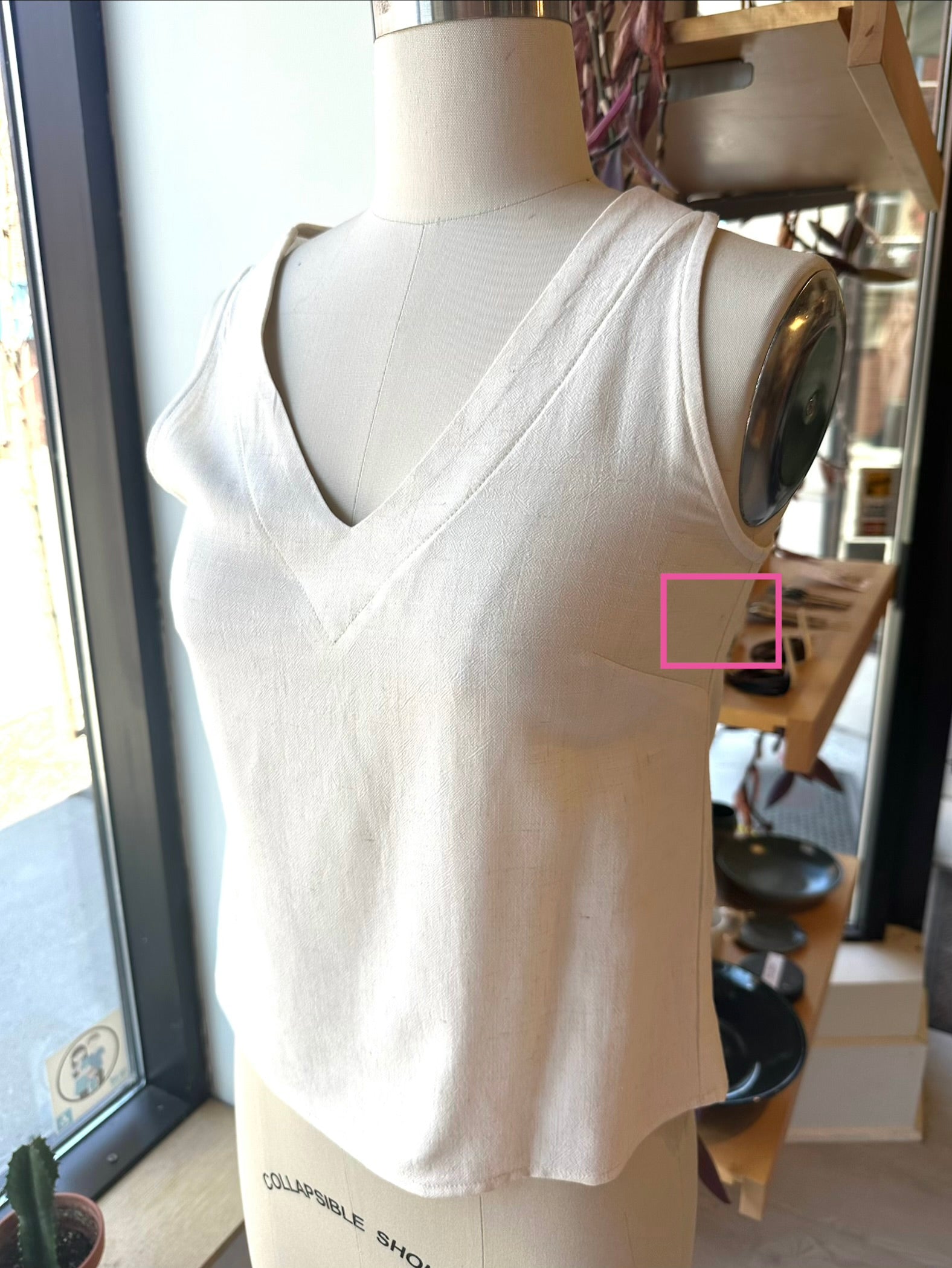 SITA camisole - Natural (Imperfect)