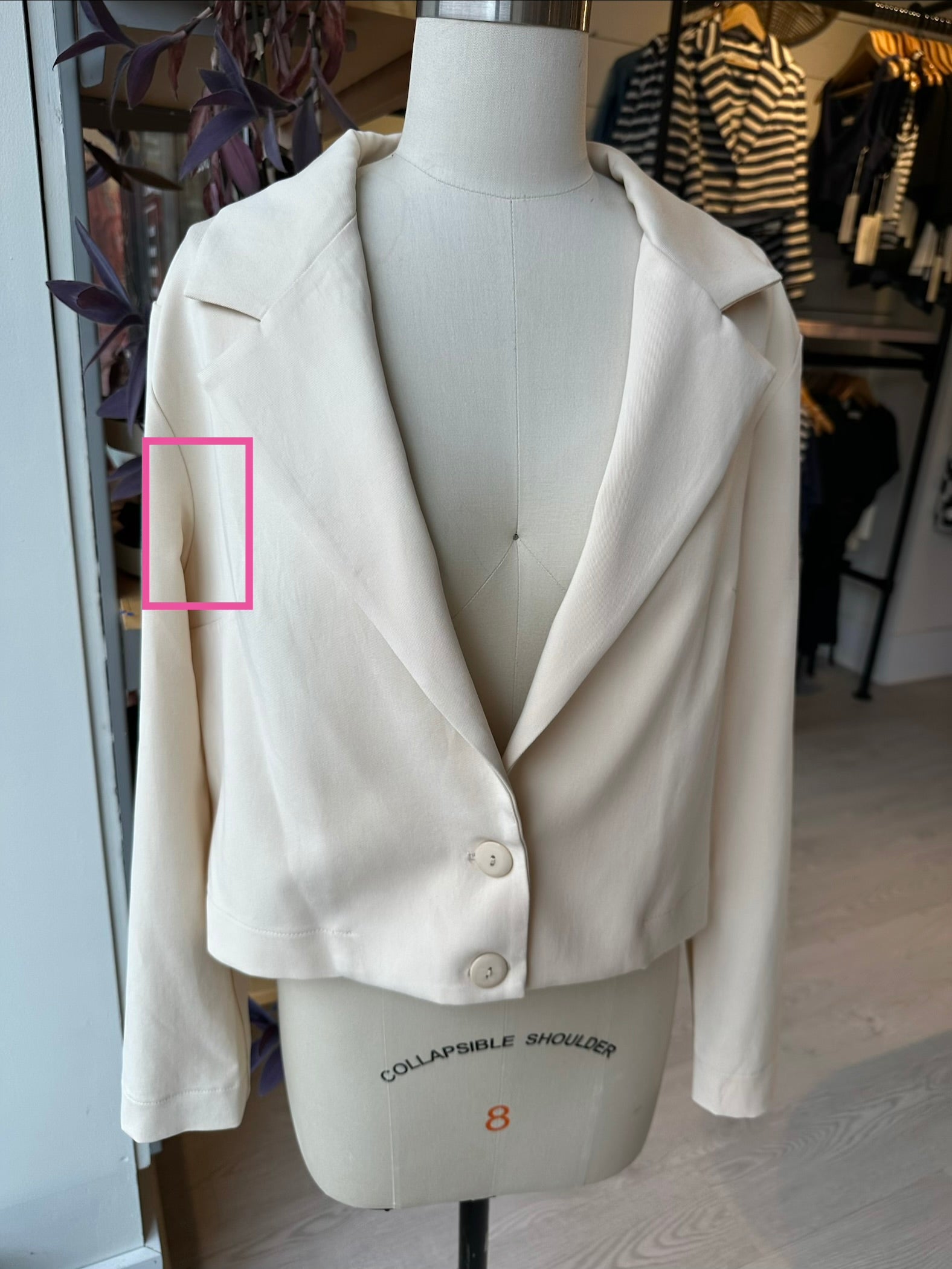 VESTA Jacket - Vanilla (Imperfect)