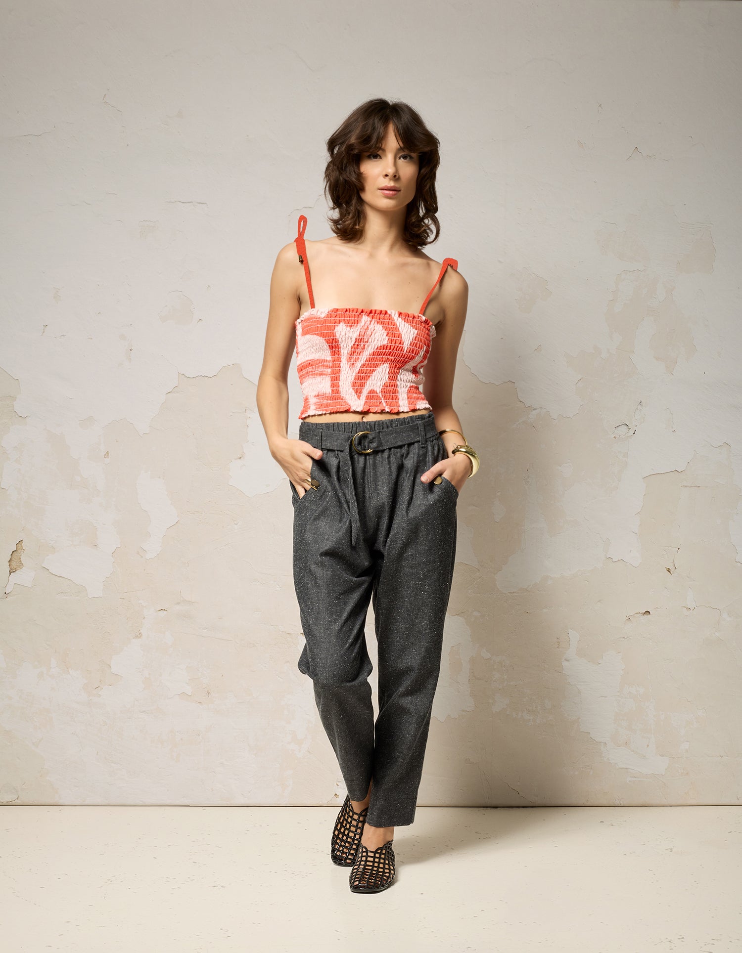 Pantalon SHIVA - Speckle Noir