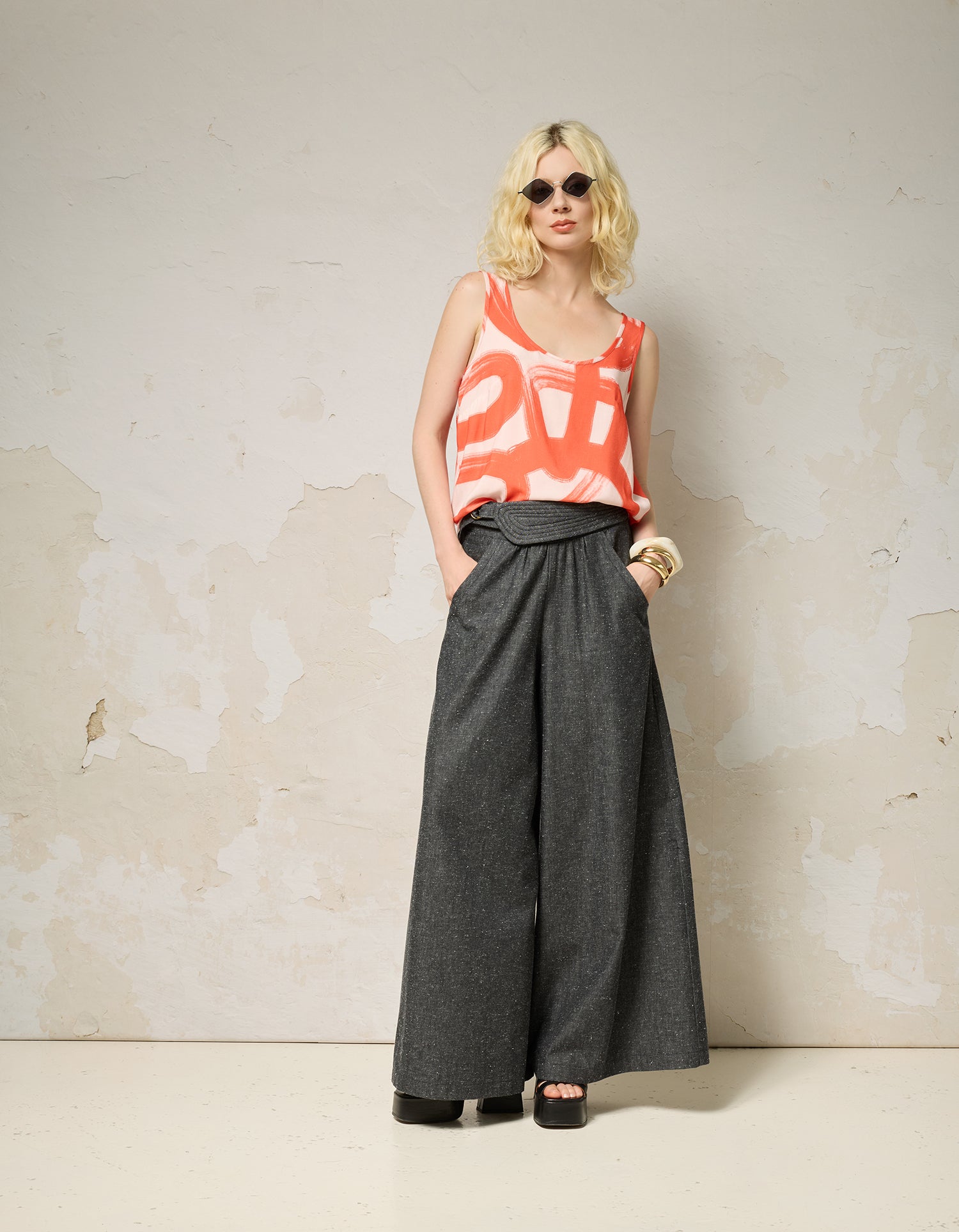 RAMA Pants - Black Speckle