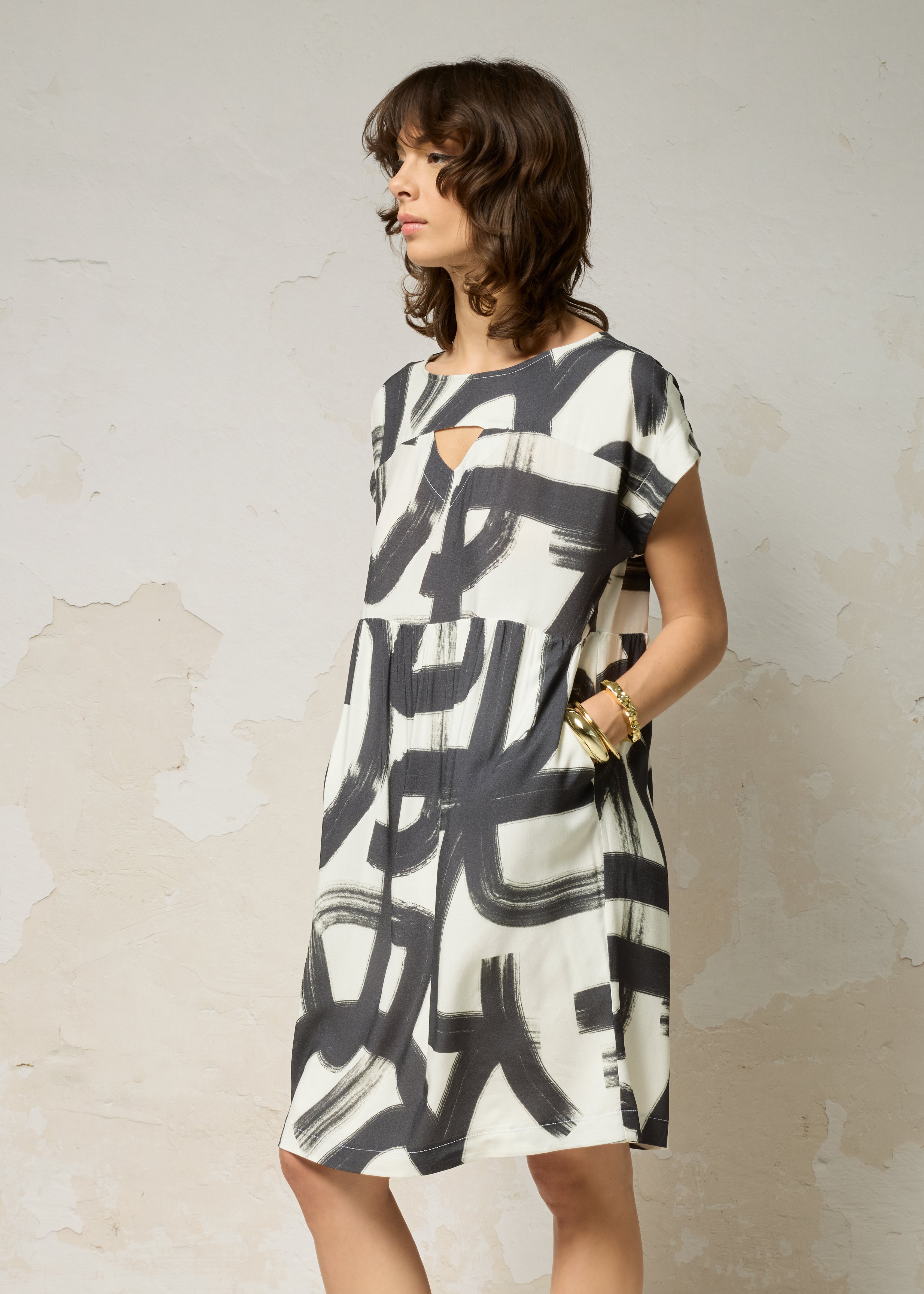 PSYCHÉ Dress - Black Shodo