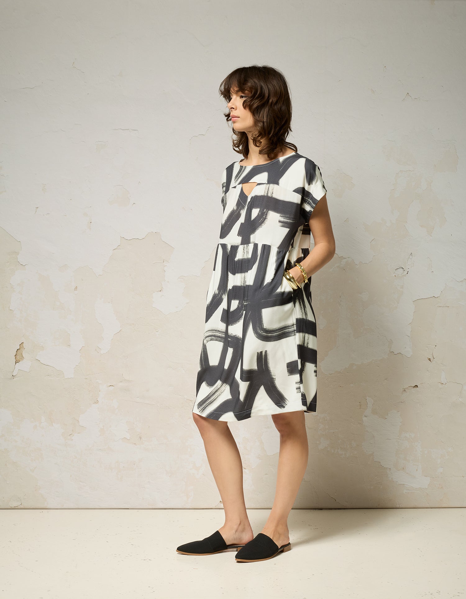 PSYCHÉ Dress - Black Shodo
