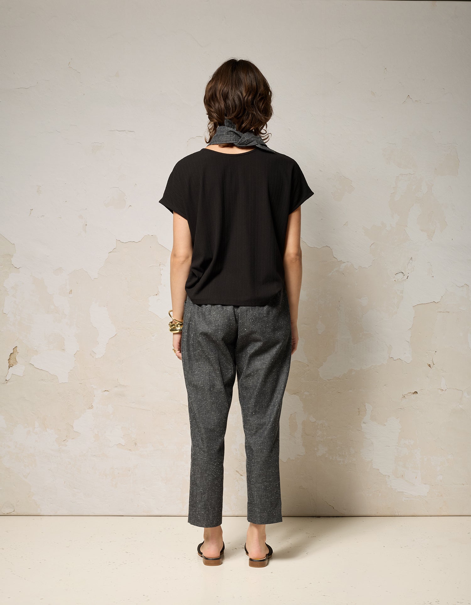 SHIVA Pants - Black Speckle