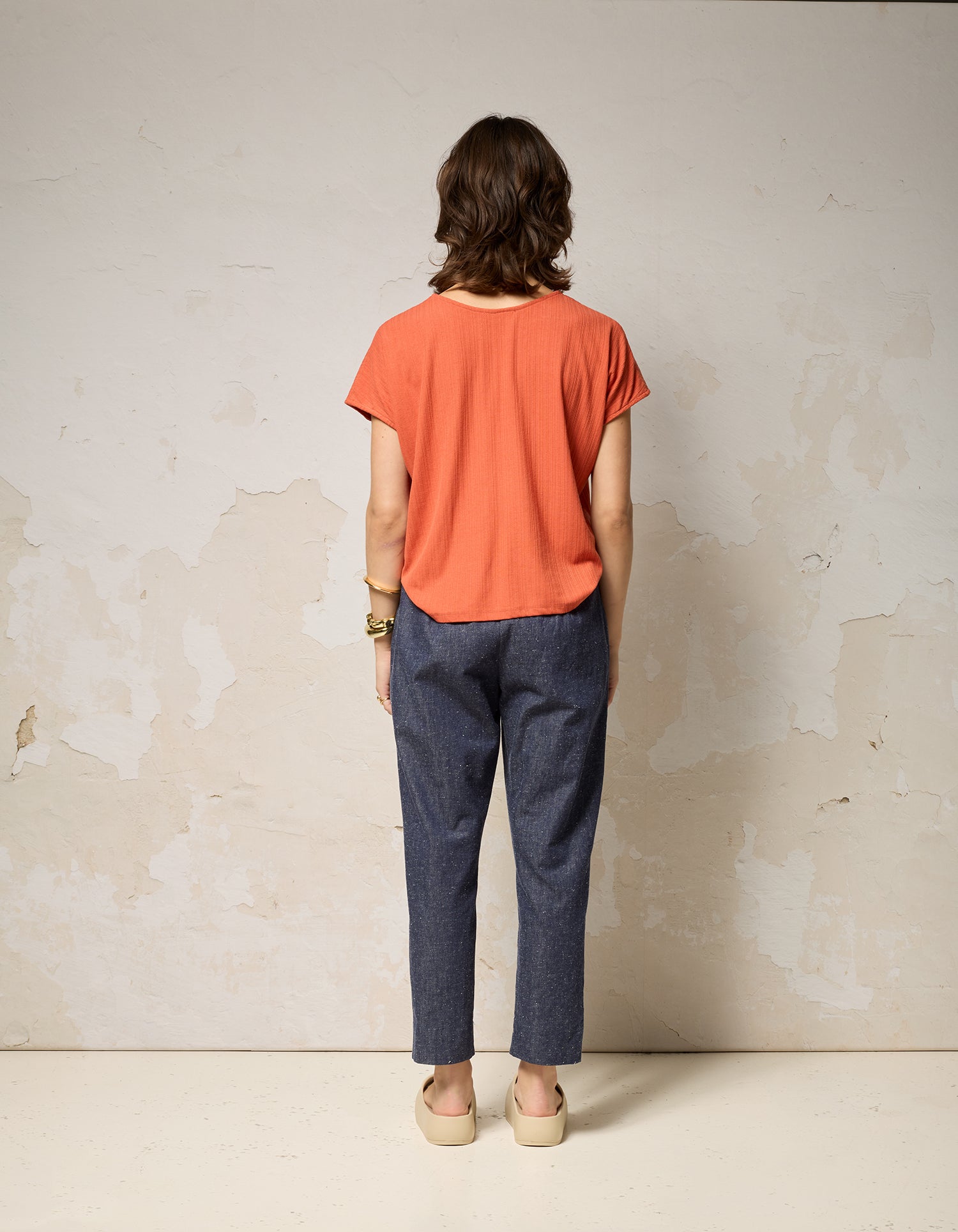 Pantalon SHIVA - Speckle Indigo