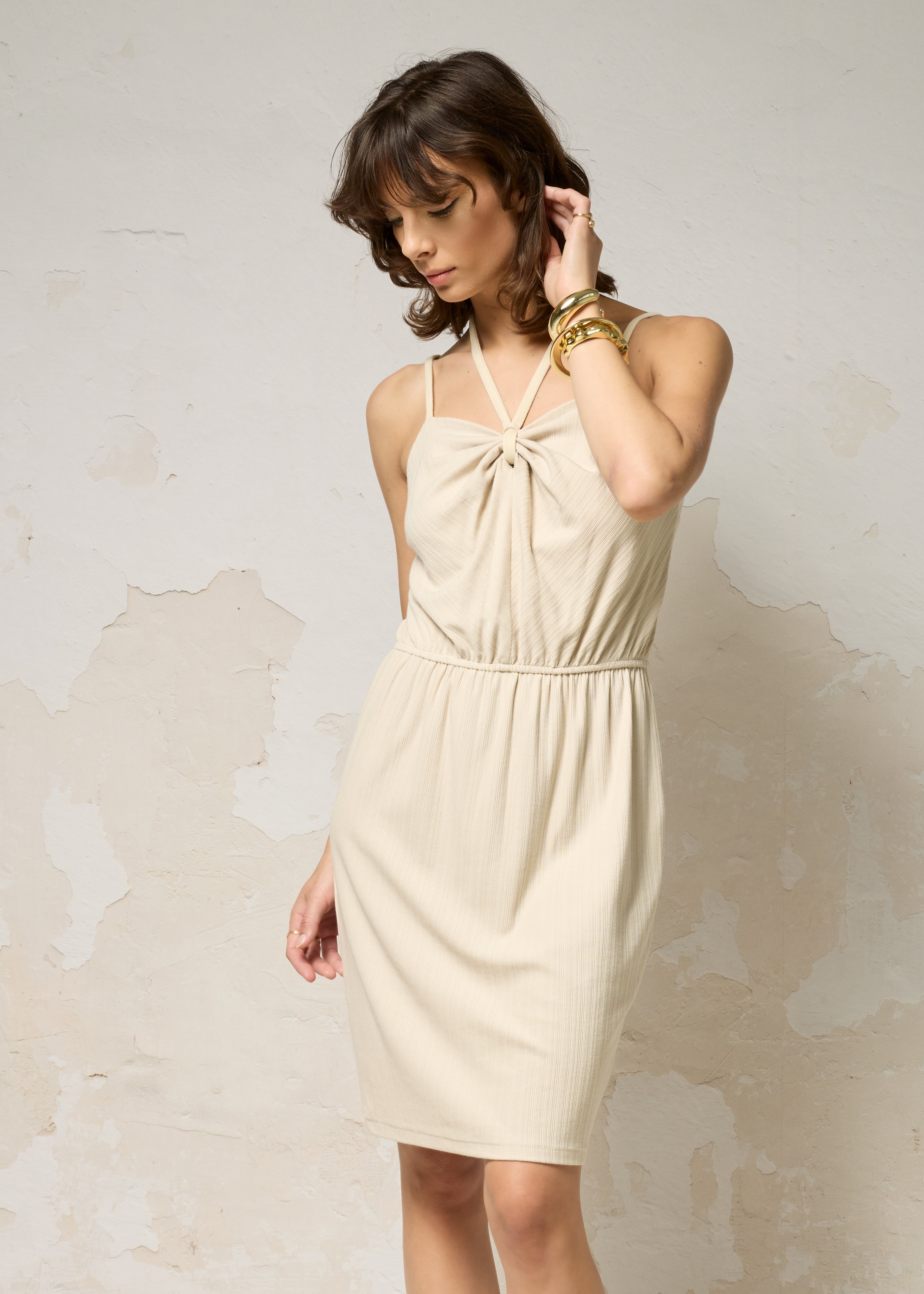 SELÉNÉ Dress - Sand