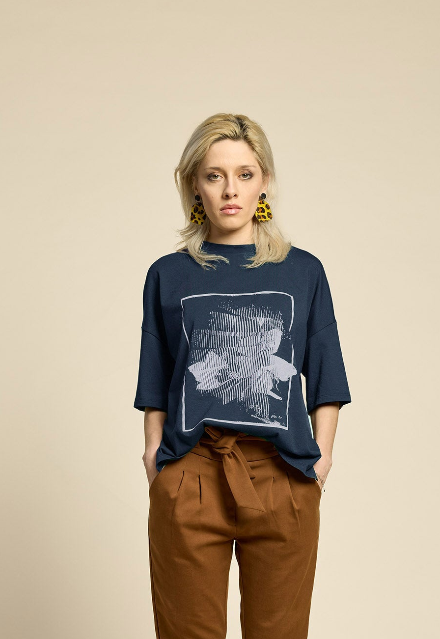Haut THE LOOK - Marine