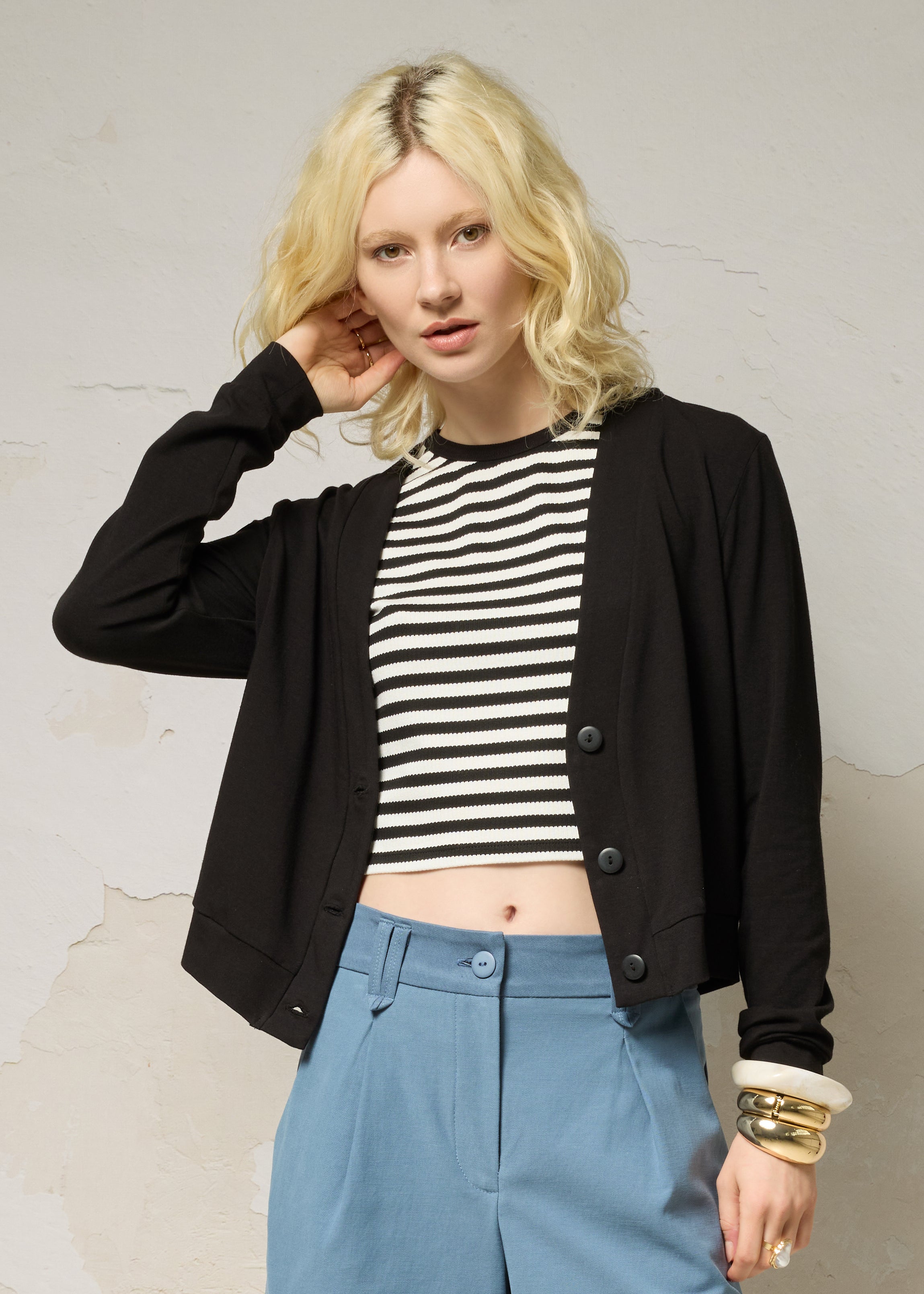 ZÉPHYR Cardigan - Black