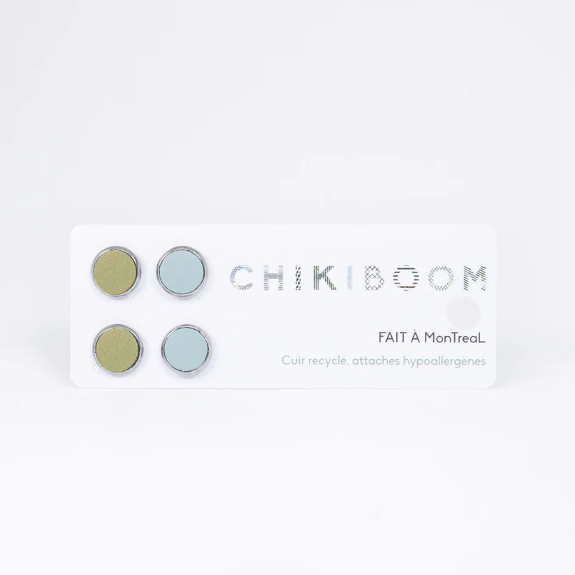 chikiboom-bouclesdoreilles-cuirrecycle-duo-sauge-bleu-inox