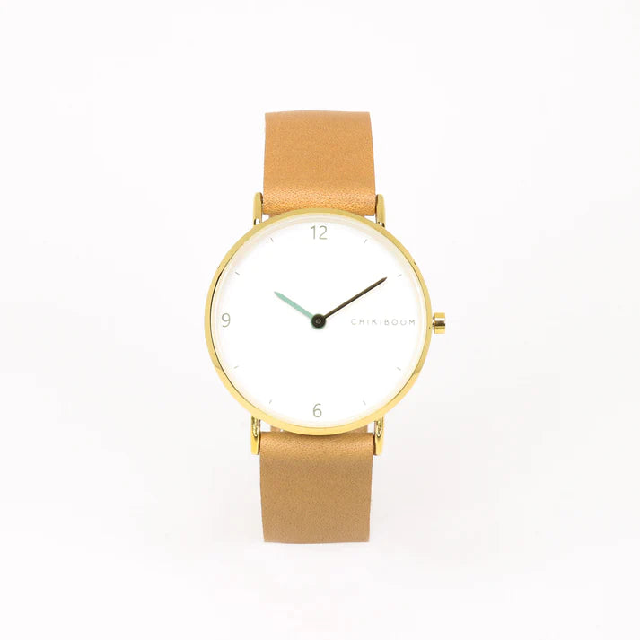 chikiboom-montre-large-tan-or