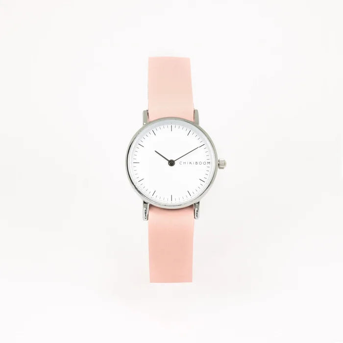 chikiboom-montre-simple-rosepale-inox