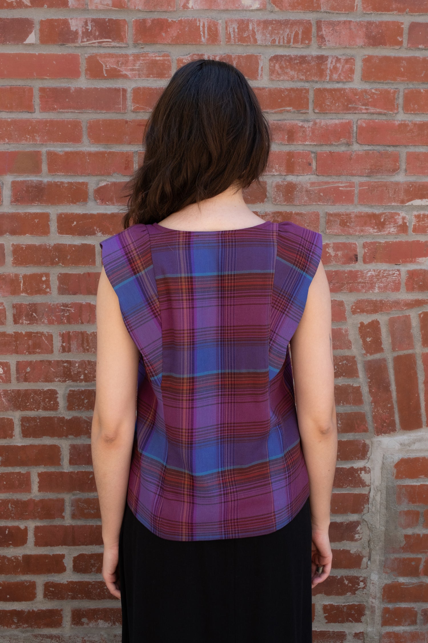 cokluch-haut-blouse-neema-plaid-mauve-coton-viscose-ah2425