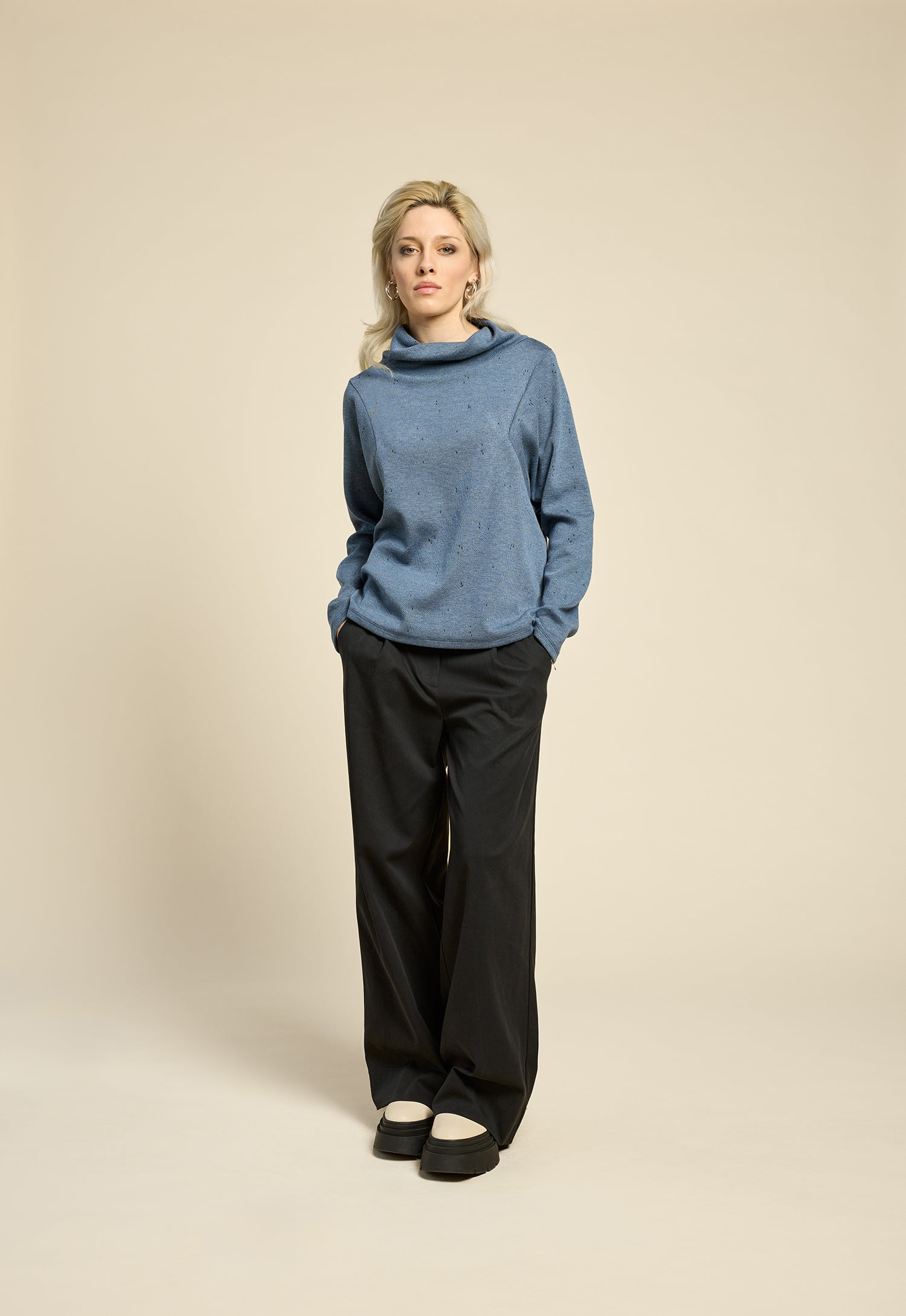 cokluch-haut-chandail-reminder-denim-ah2526