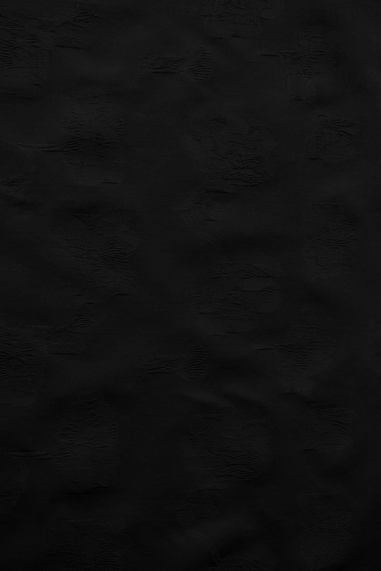 cokluch-tissu-voile-jacquard-fleuri-noir-coton