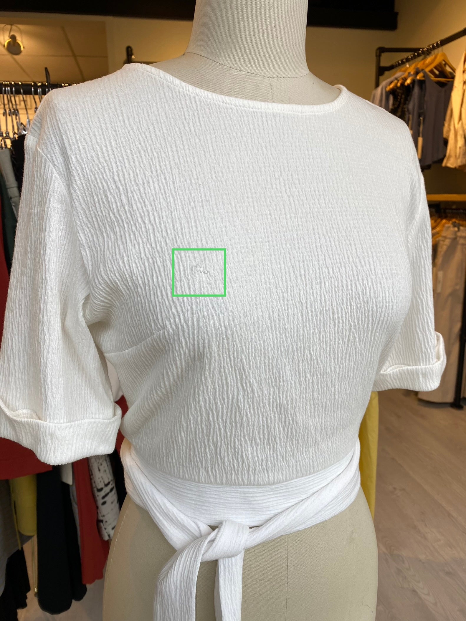 JESS Top - Off White (Imperfect)