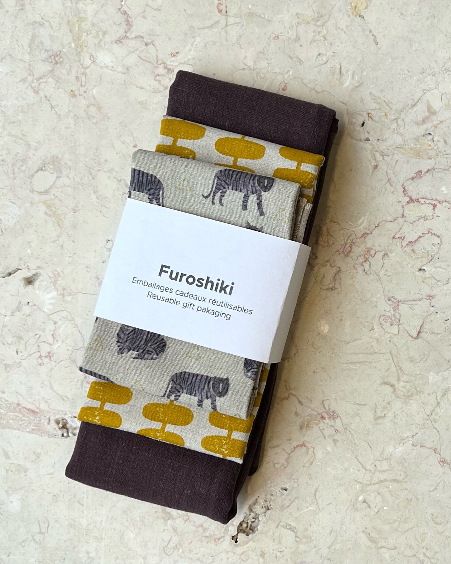 FUROSHIKI eco-friendly gift wrap trio