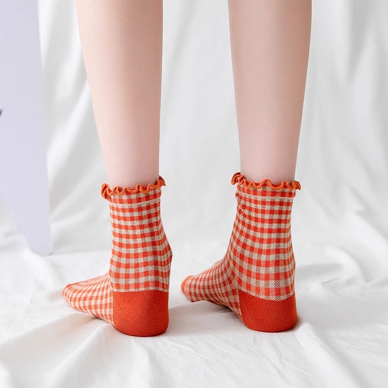 ladyjuneaccessories-accessoires-chaussettes-bas-bordvolante-orange