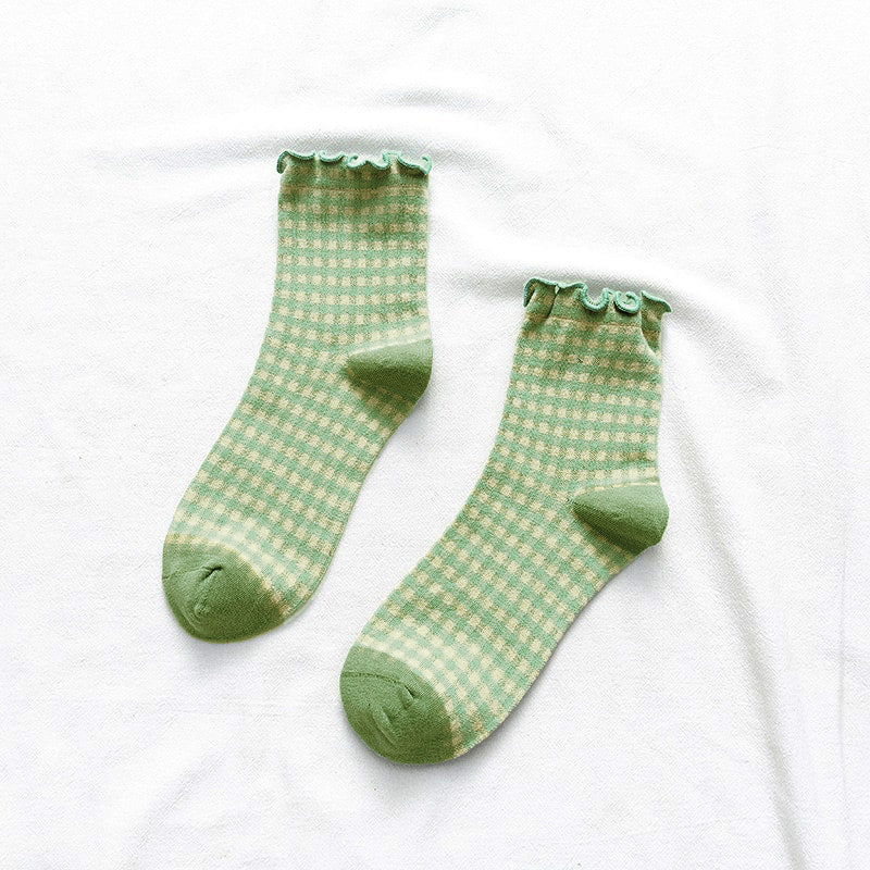 ladyjuneaccessories-accessoires-chaussettes-bas-bordvolante-vert