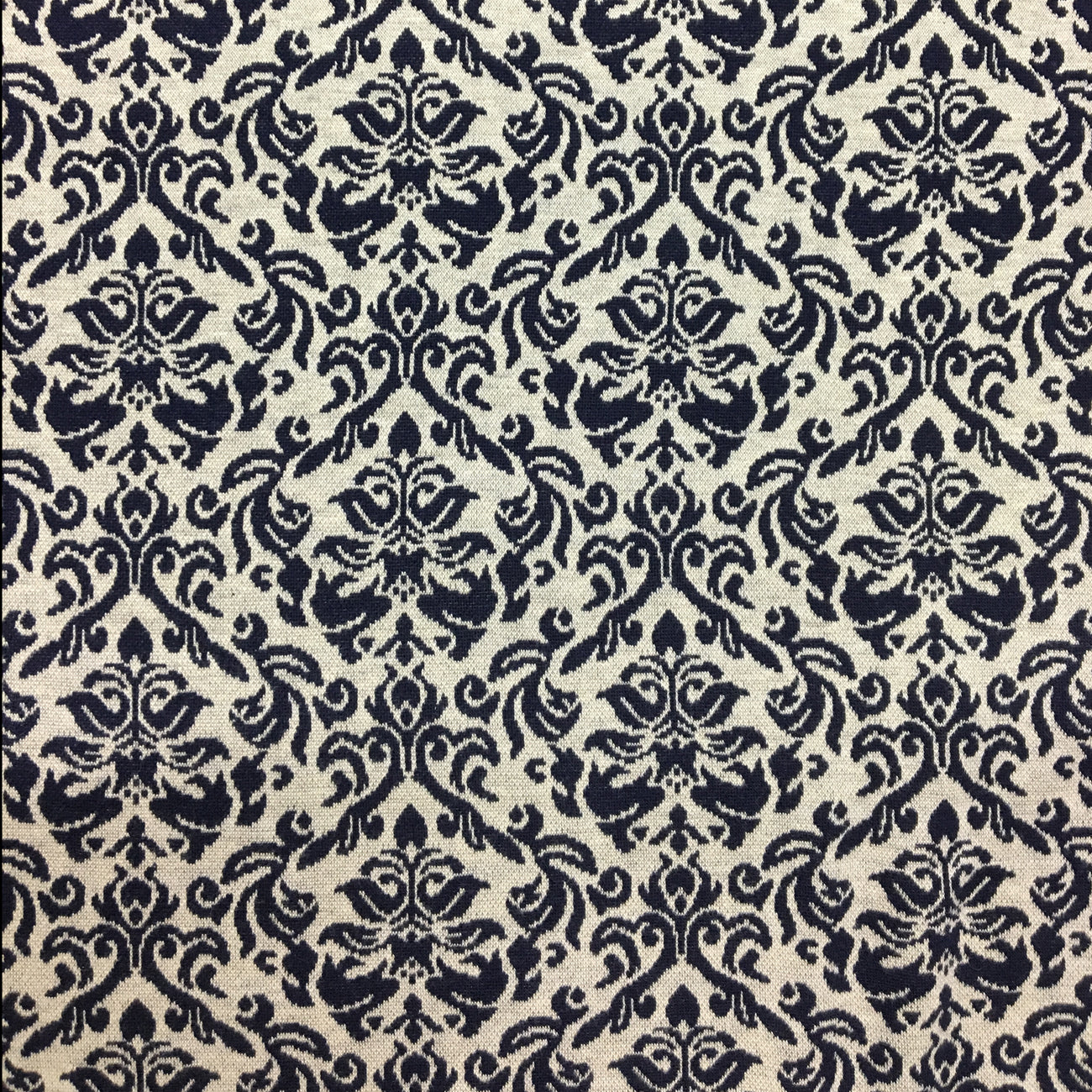 Printed jacquard knit - Rococo Navy