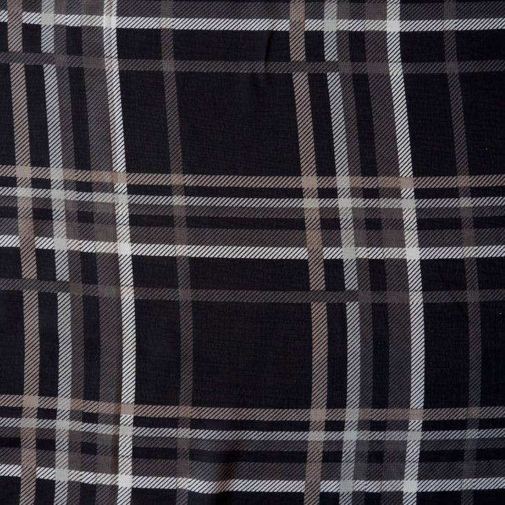 cokluch-tissu-voile-imprime-carreaute