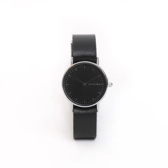 chikiboom-montre-simple-noir-inox