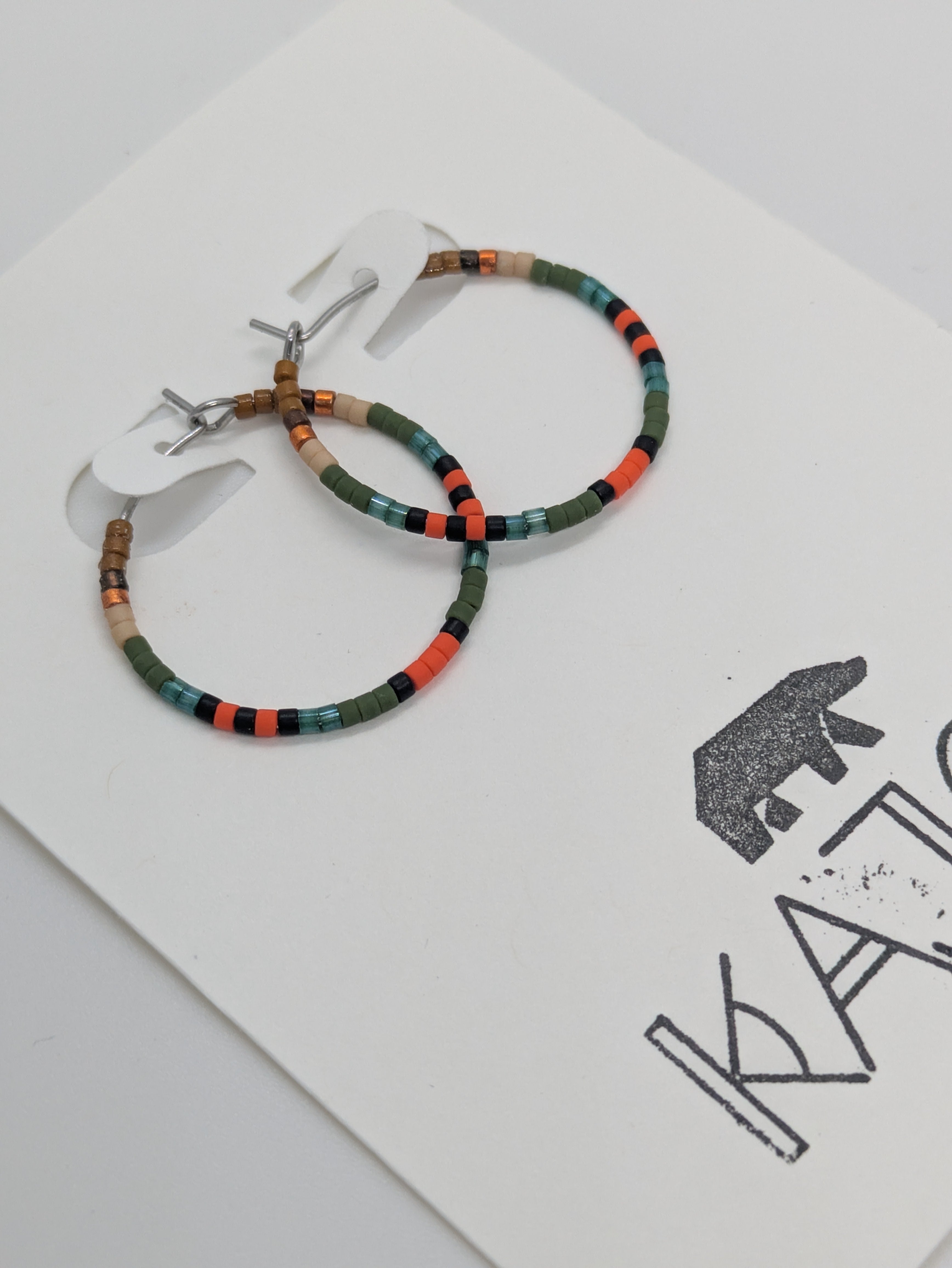 Boucles d'oreilles créoles - AMAZONE