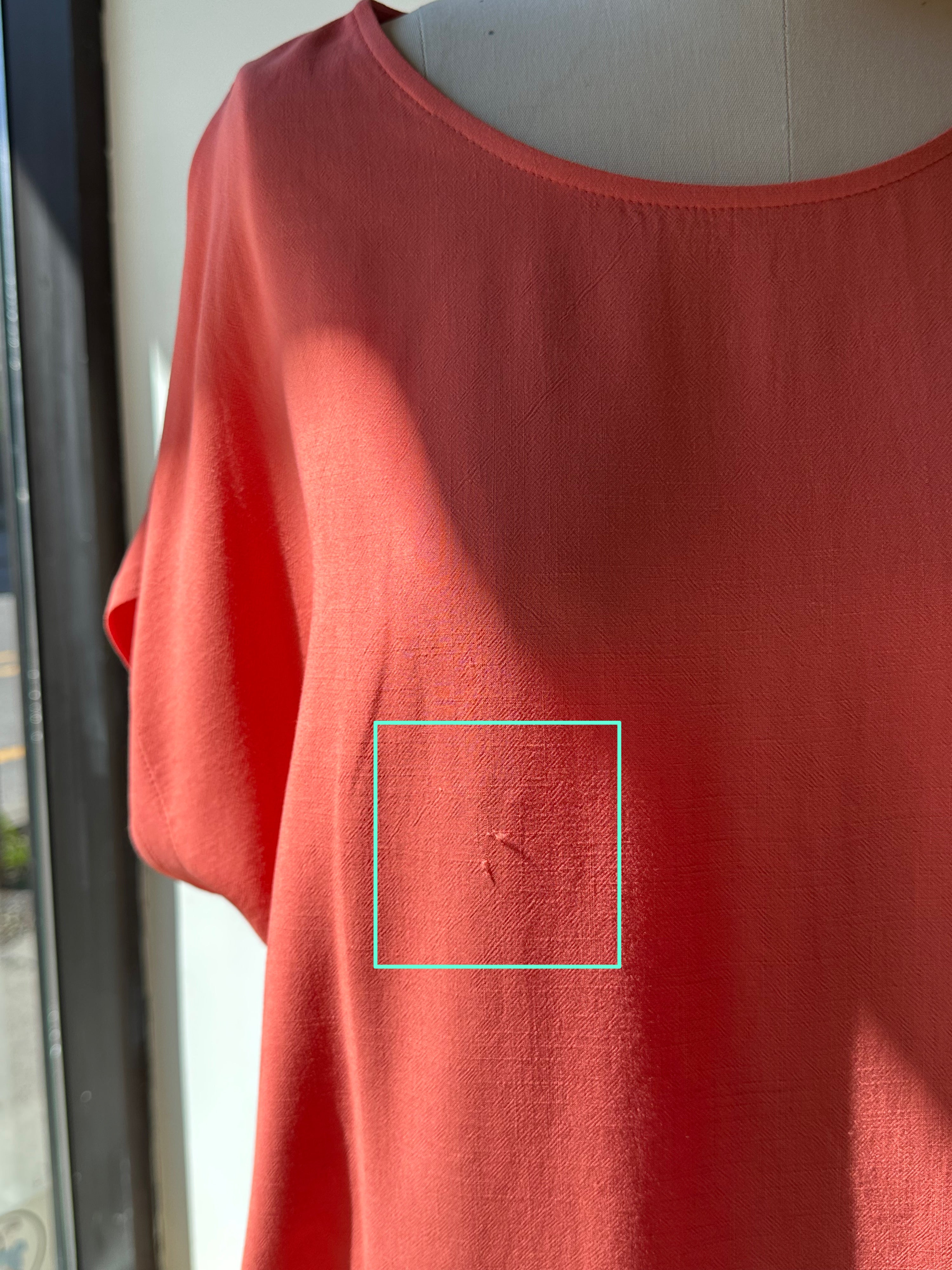 Ombre Top - Papaya (Imperfect)