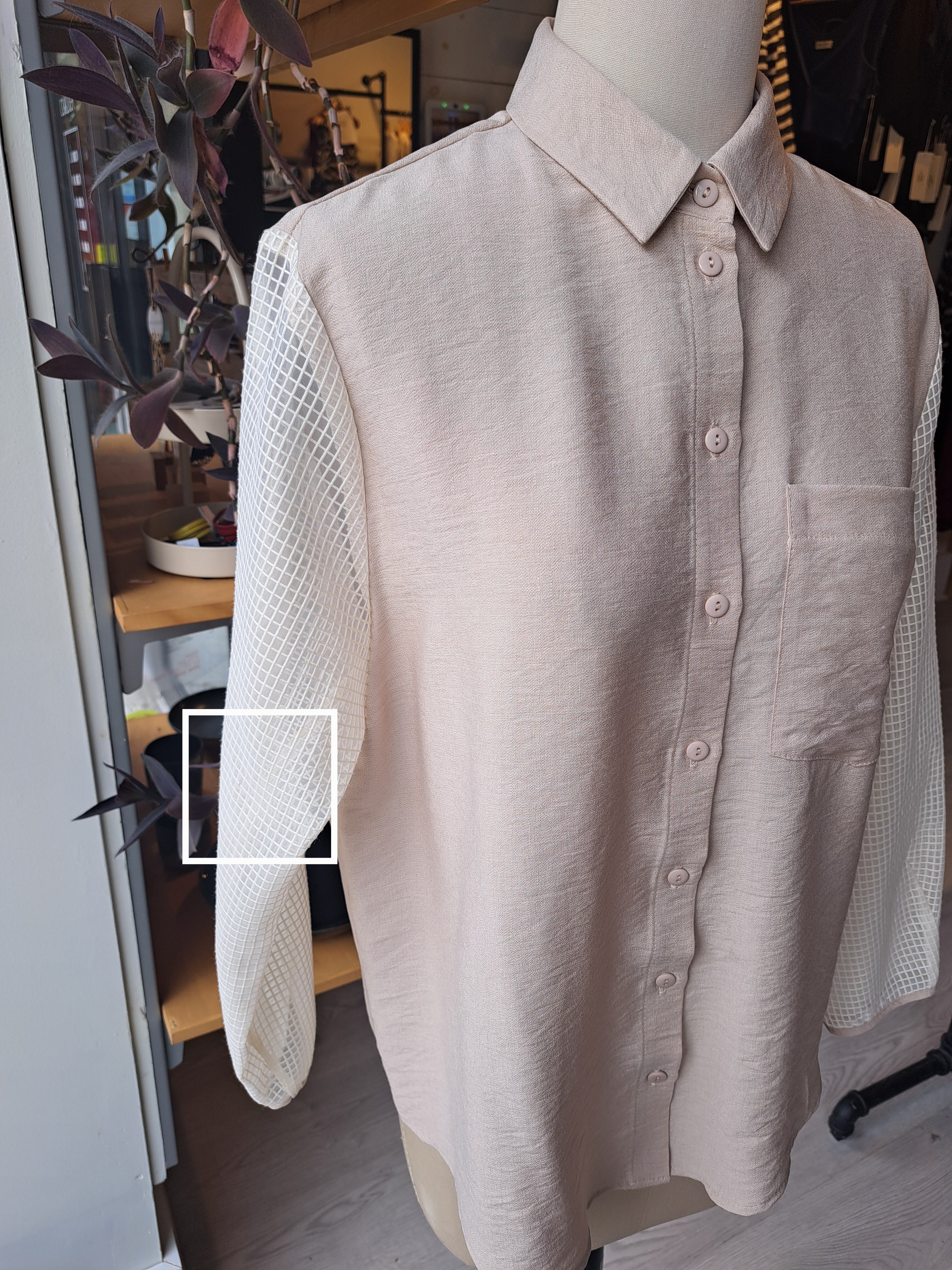 Chemise CHAD - Grège (Imparfait)