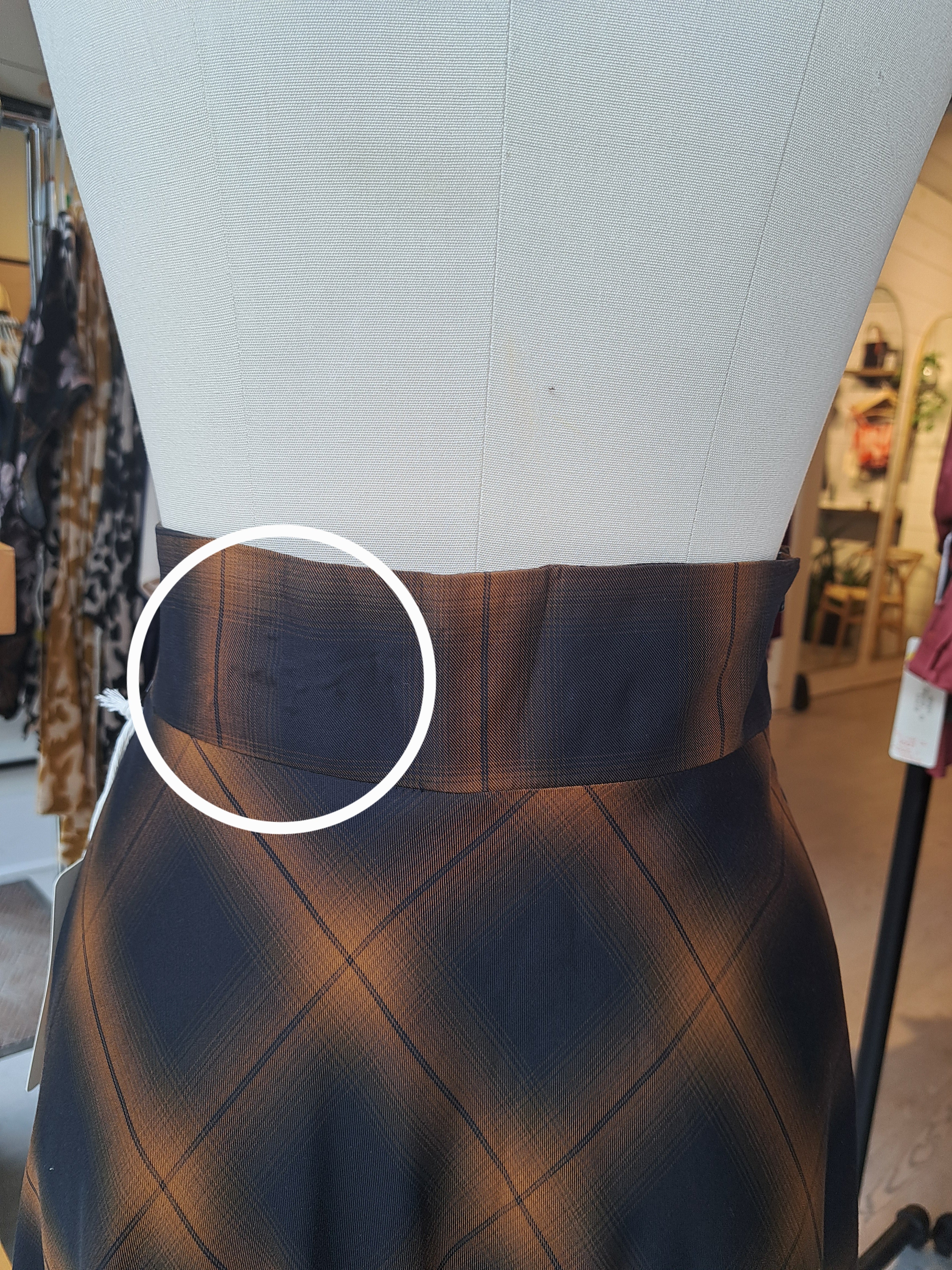 BETH Skirt - Tan Plaid (Imparfait)