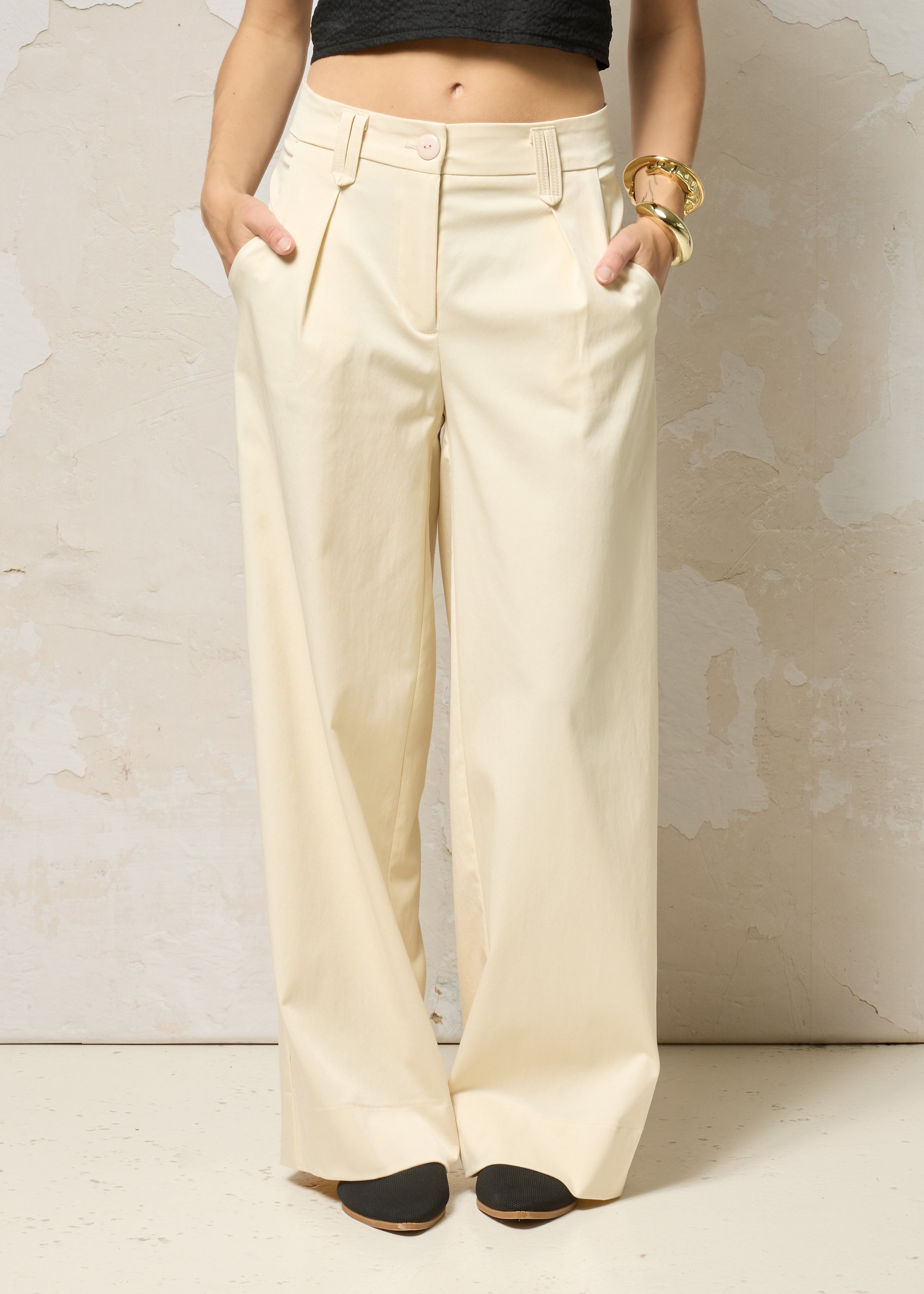 THE CHAIN Pants - Vanilla