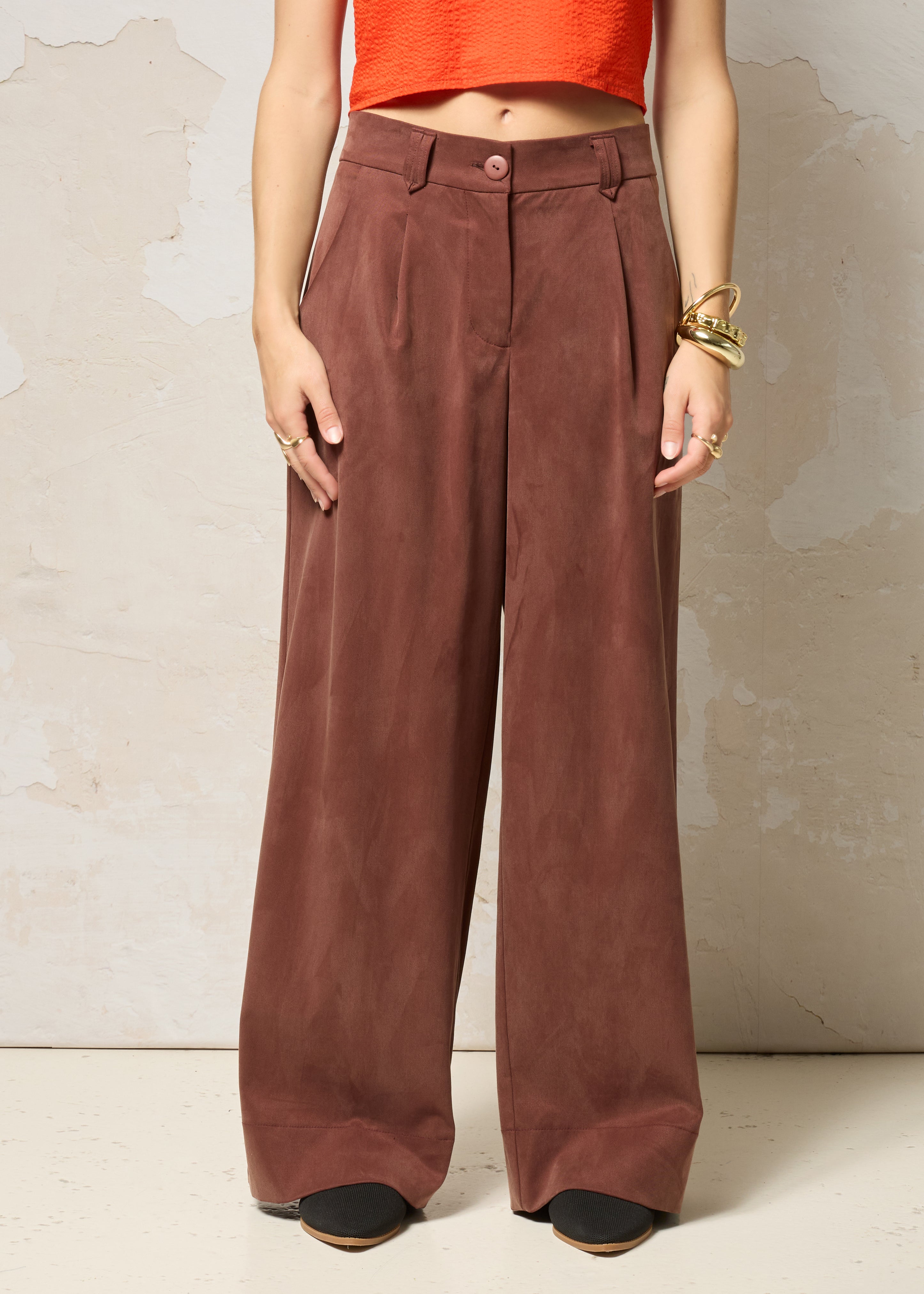 THE CHAIN Pants - Capuccino