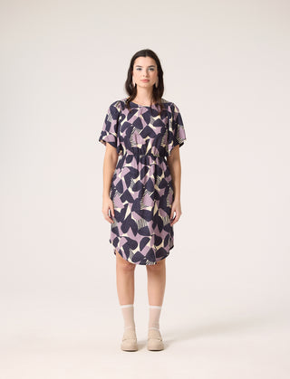 Robe GEMMA - Half Moon Lilas