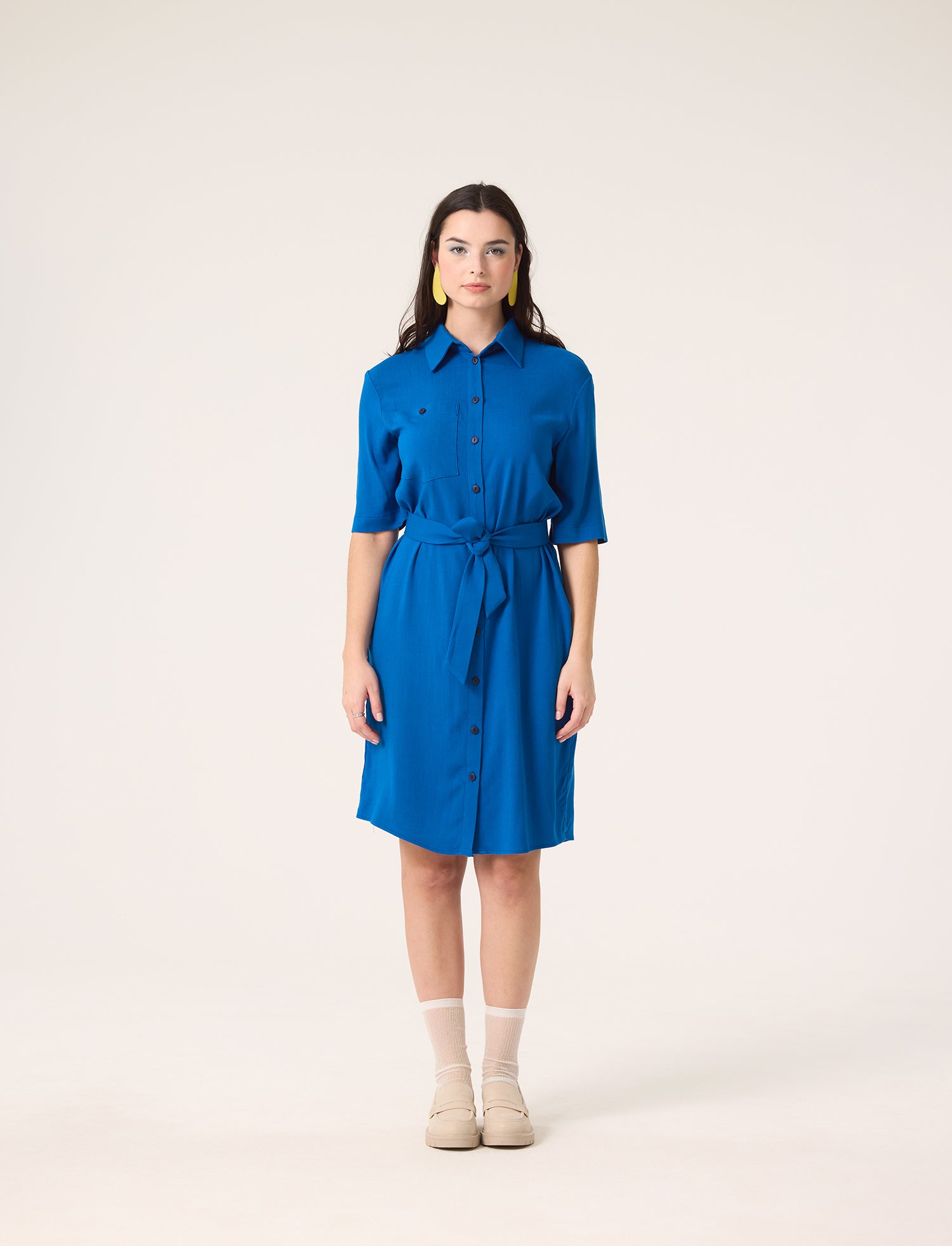 MYRIADE Shirt dress - Cobalt