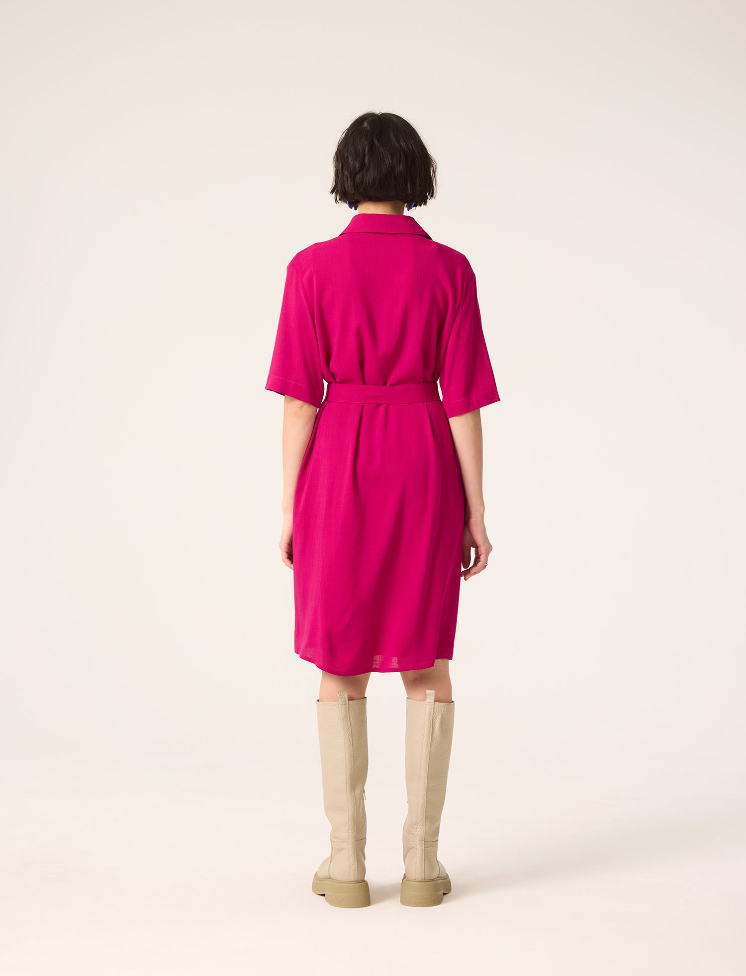 MYRIADE Shirt dress - Berry