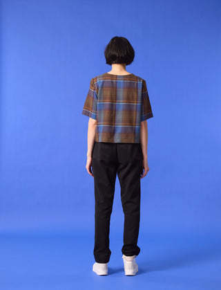 SIDERAL Top - Blue Plaid