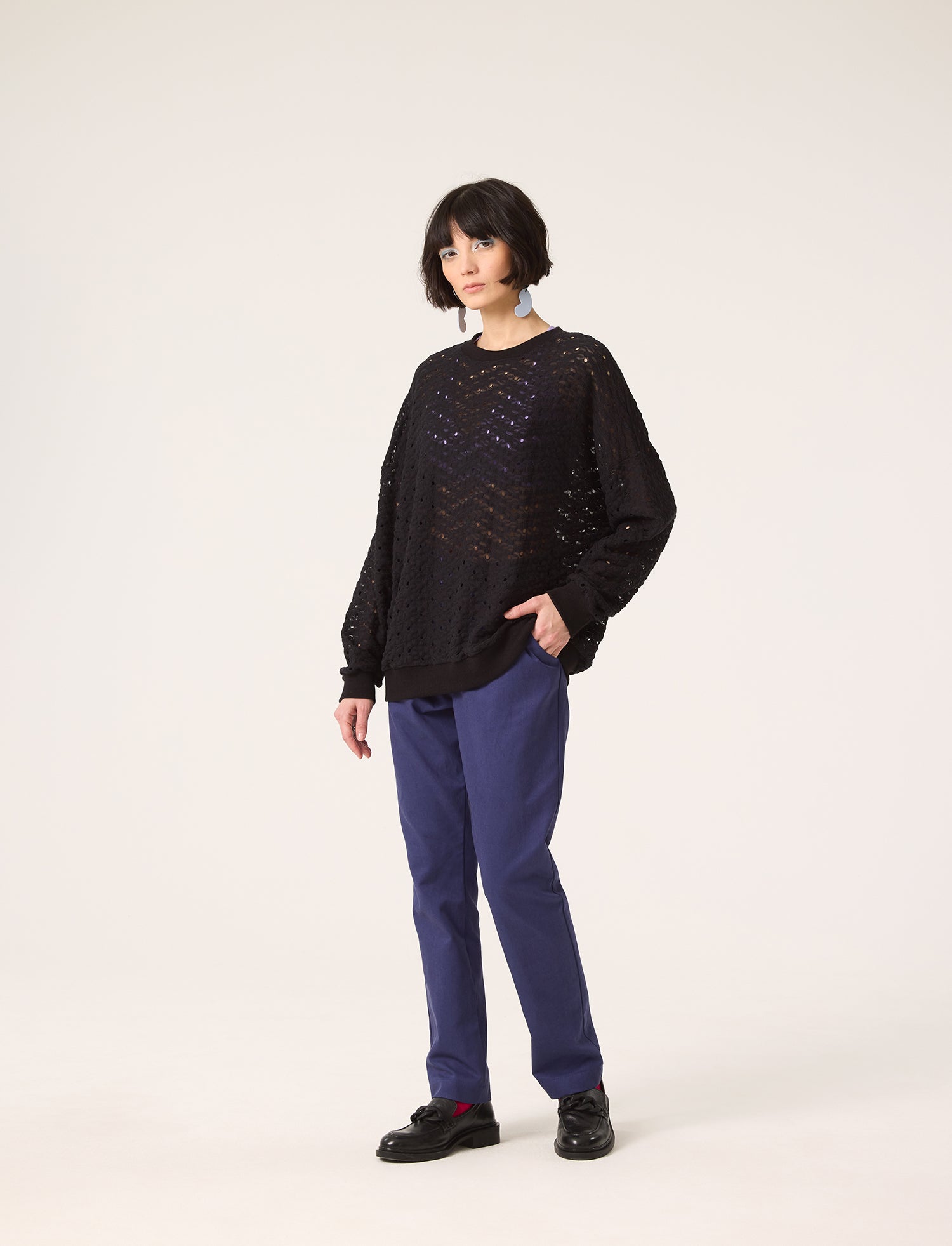 SPACE Sweater - Black Ondine