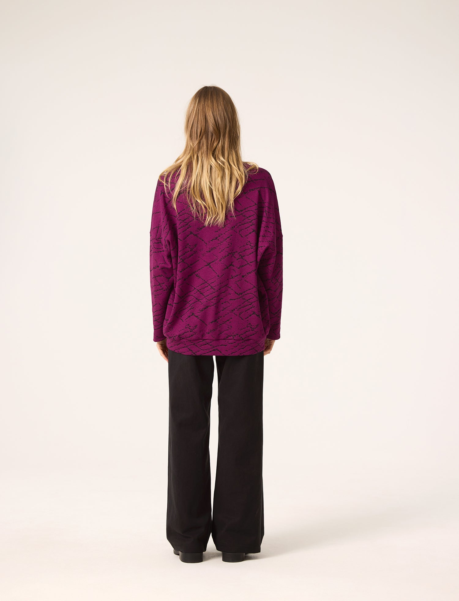 WOODLAND Cardigan - Magenta