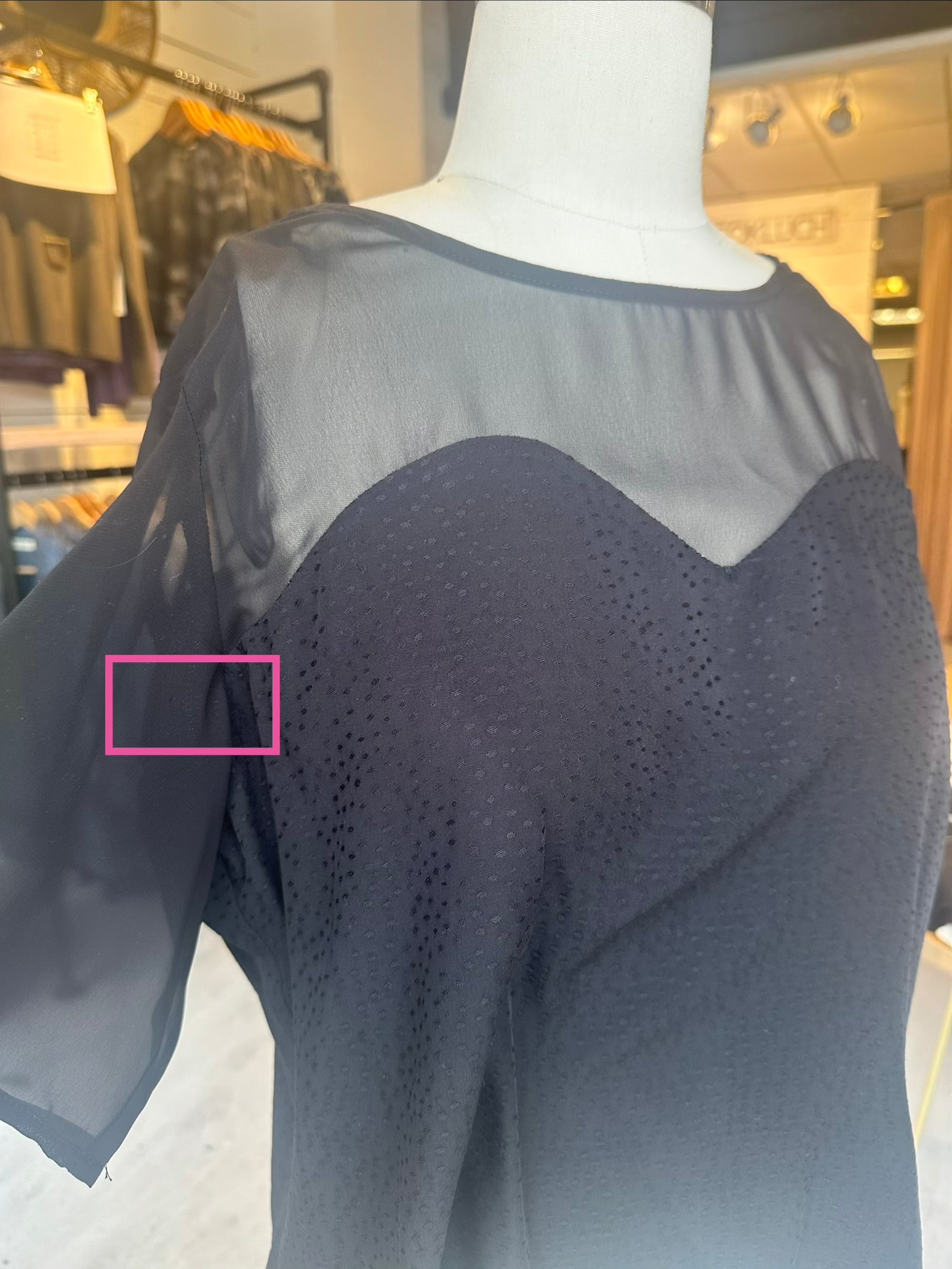 LOVE Top - Black (Imperfect)