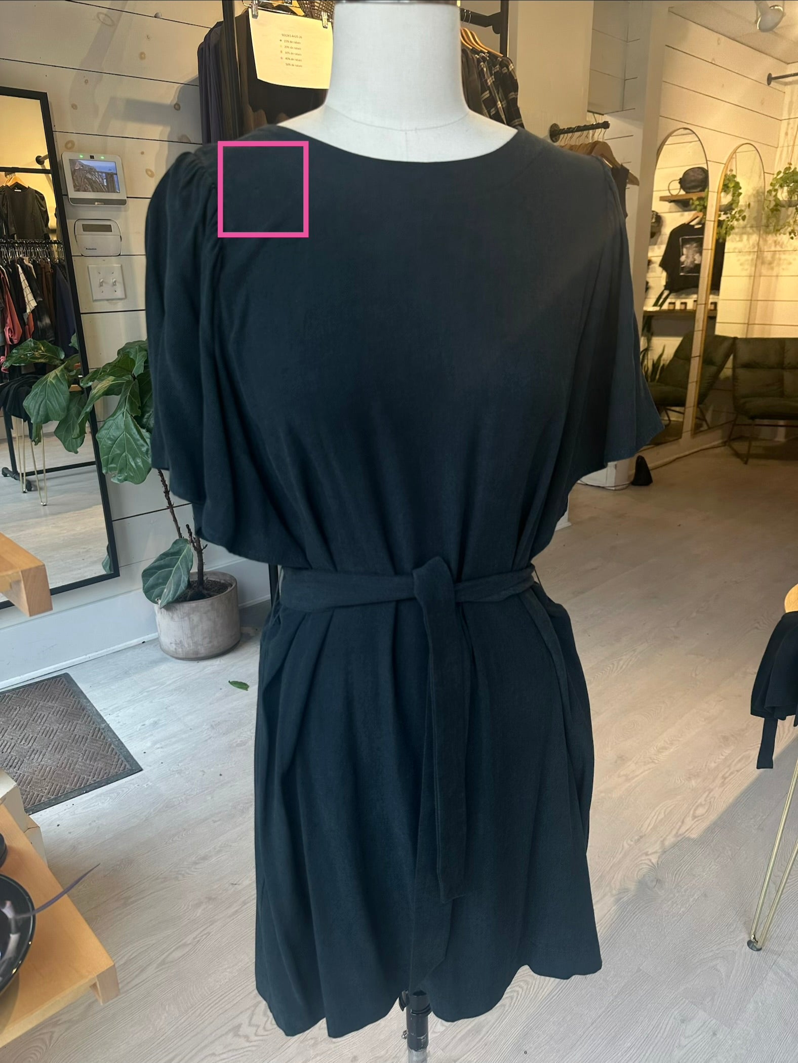 BLOOM Dress - Licorice (Imperfect)