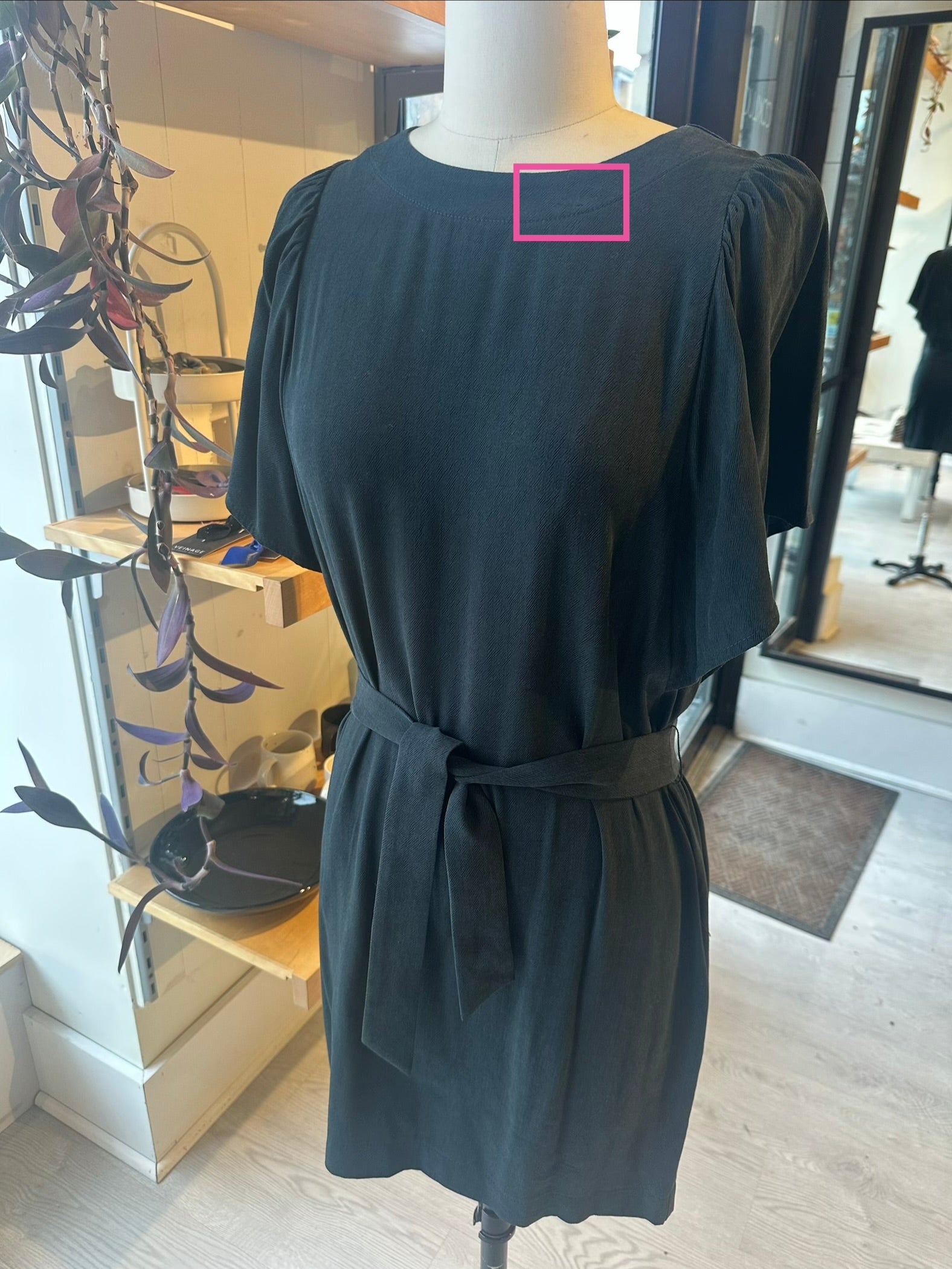 BLOOM Dress - Licorice (Imperfect)