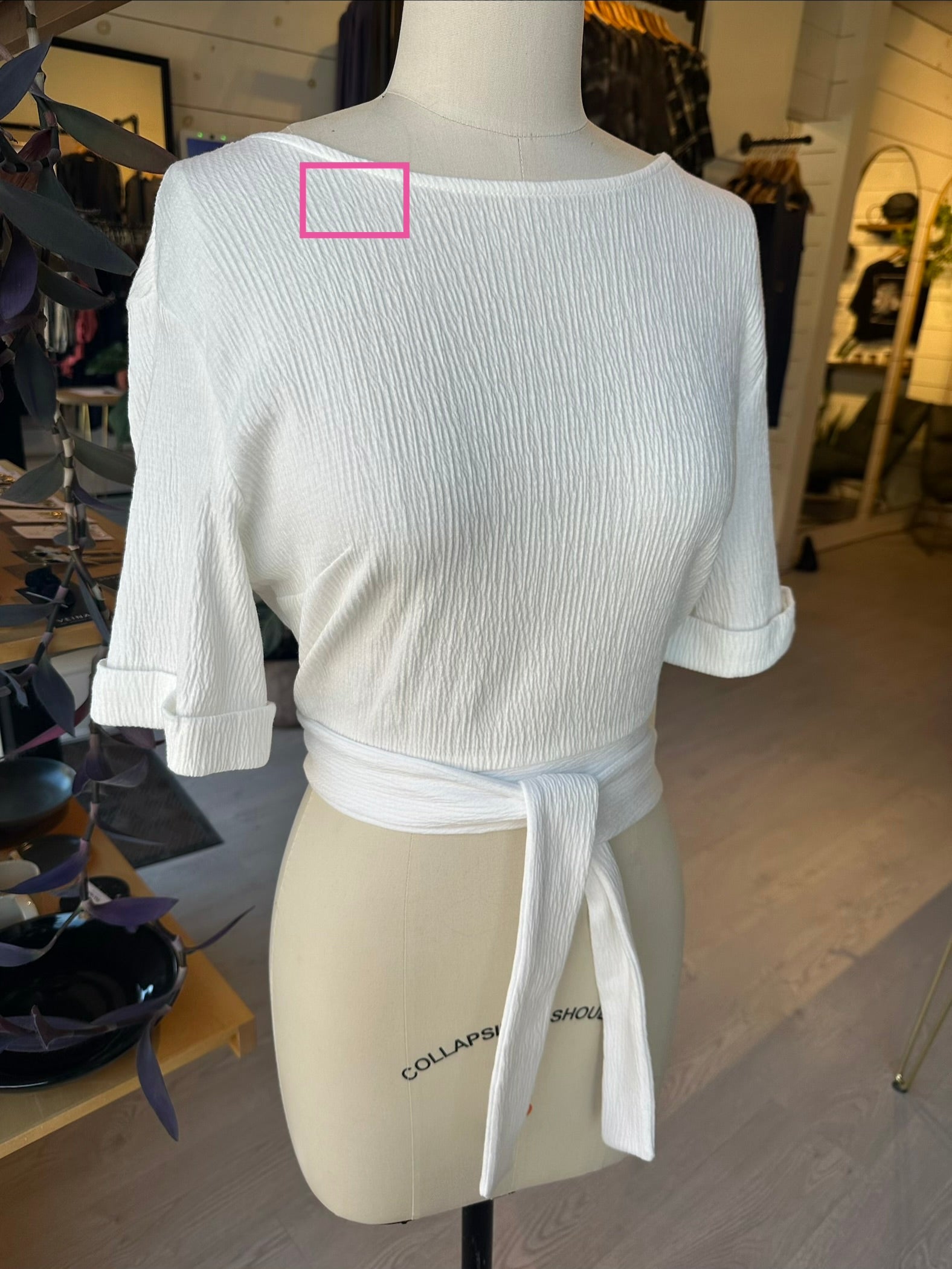 JESS Top - Off White (Imperfect)