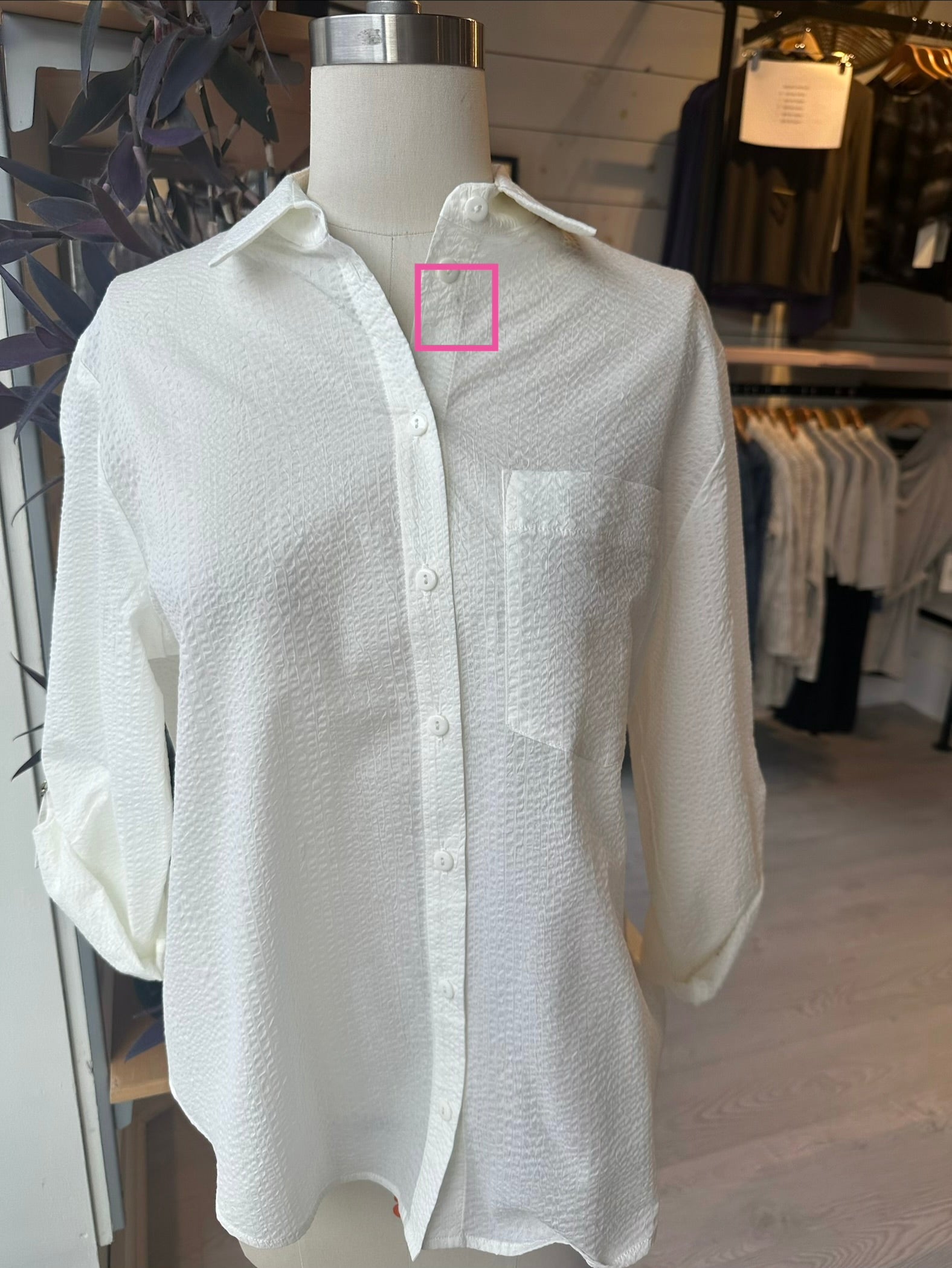 ANIA Shirt - Off White (Imperfect)