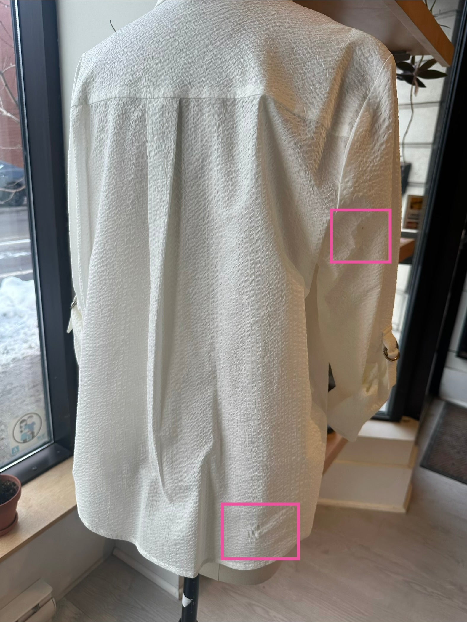 ANIA Shirt - Off White (Imperfect)