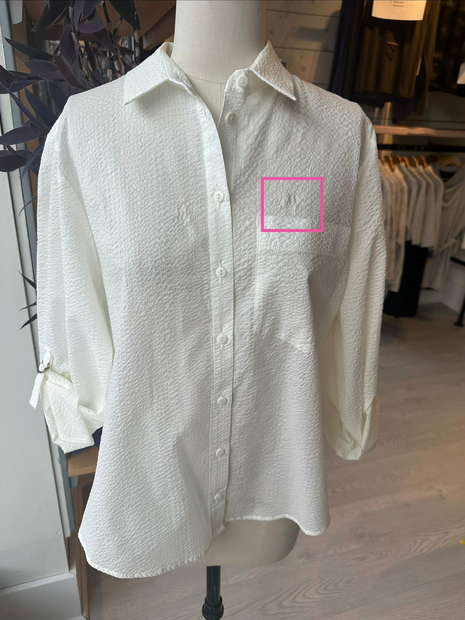 ANIA Shirt - Off White (Imperfect)