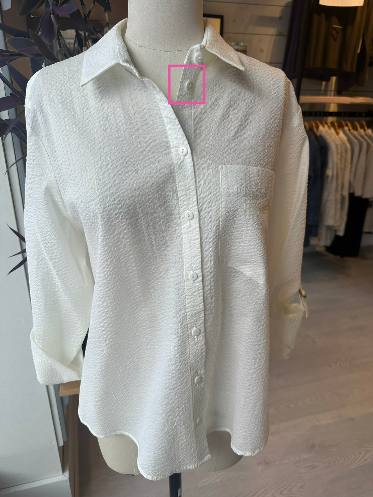 ANIA Shirt - Off White (Imperfect)