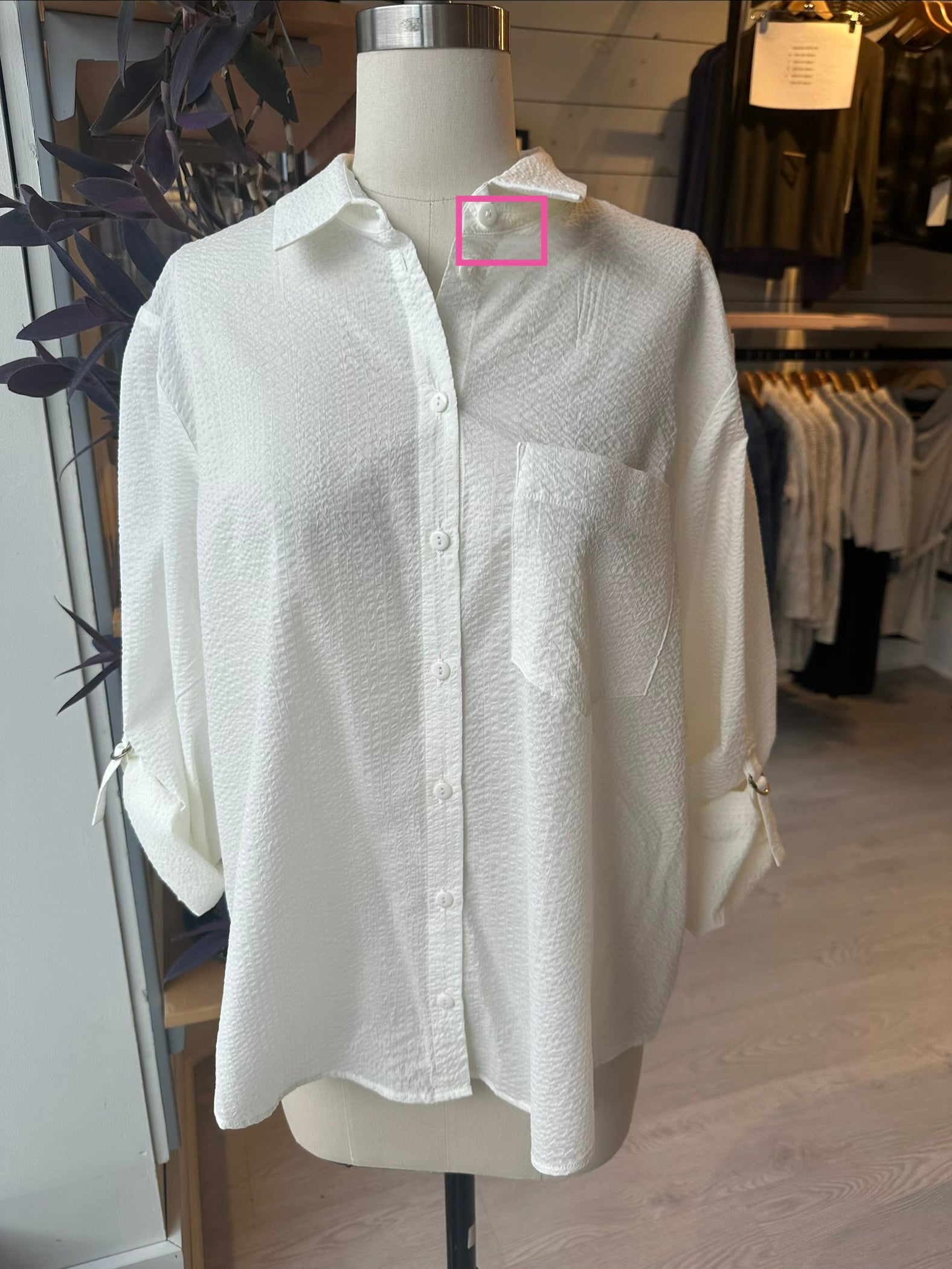 ANIA Shirt - Off White (Imperfect)