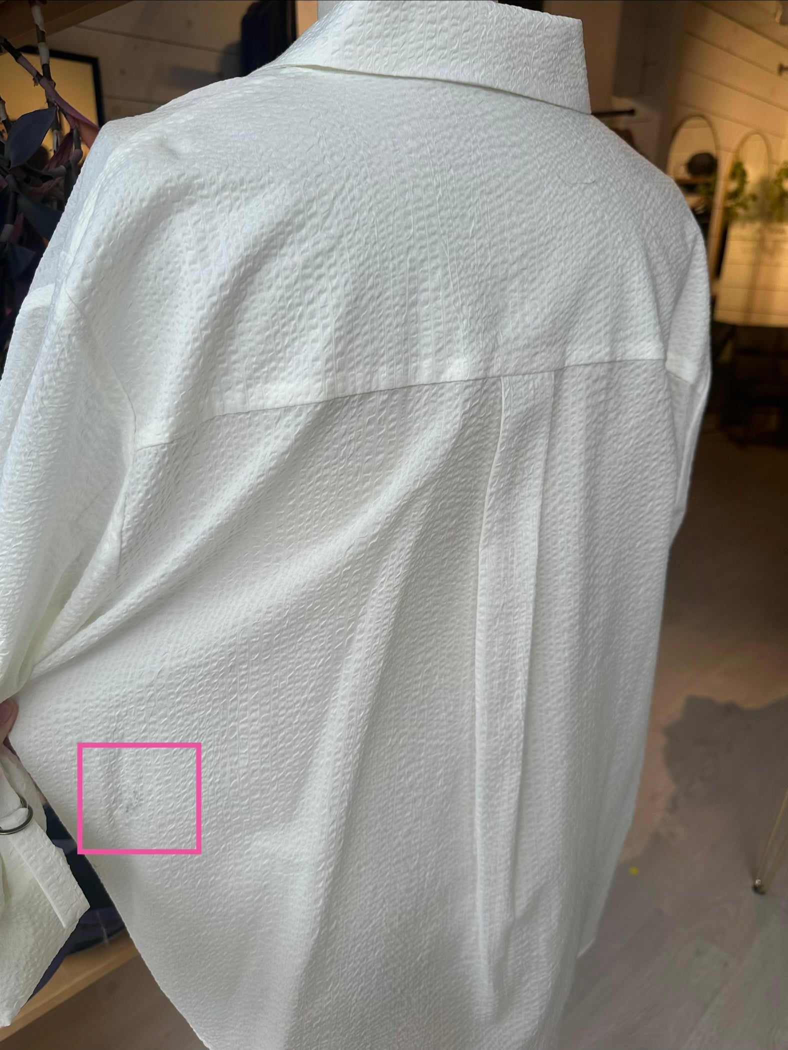 ANIA Shirt - Off White (Imperfect)